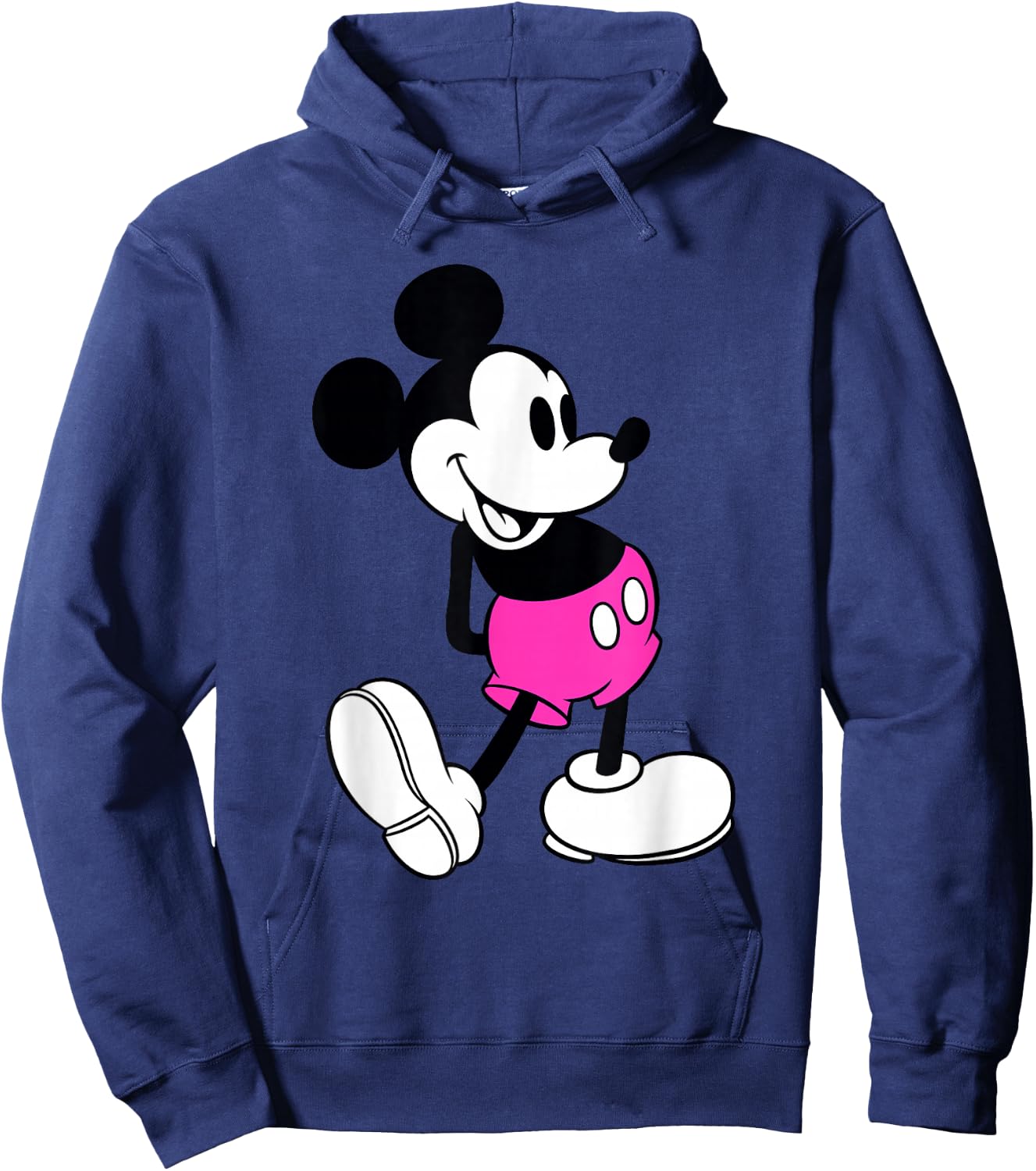 Disney - Mickey Mouse Pink Shorts Hoodie - Hoodie | Navy