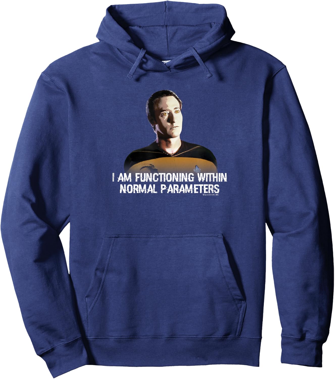 Star Trek: The Next Generation Data Parameters Hoodie - Hoodie | Navy
