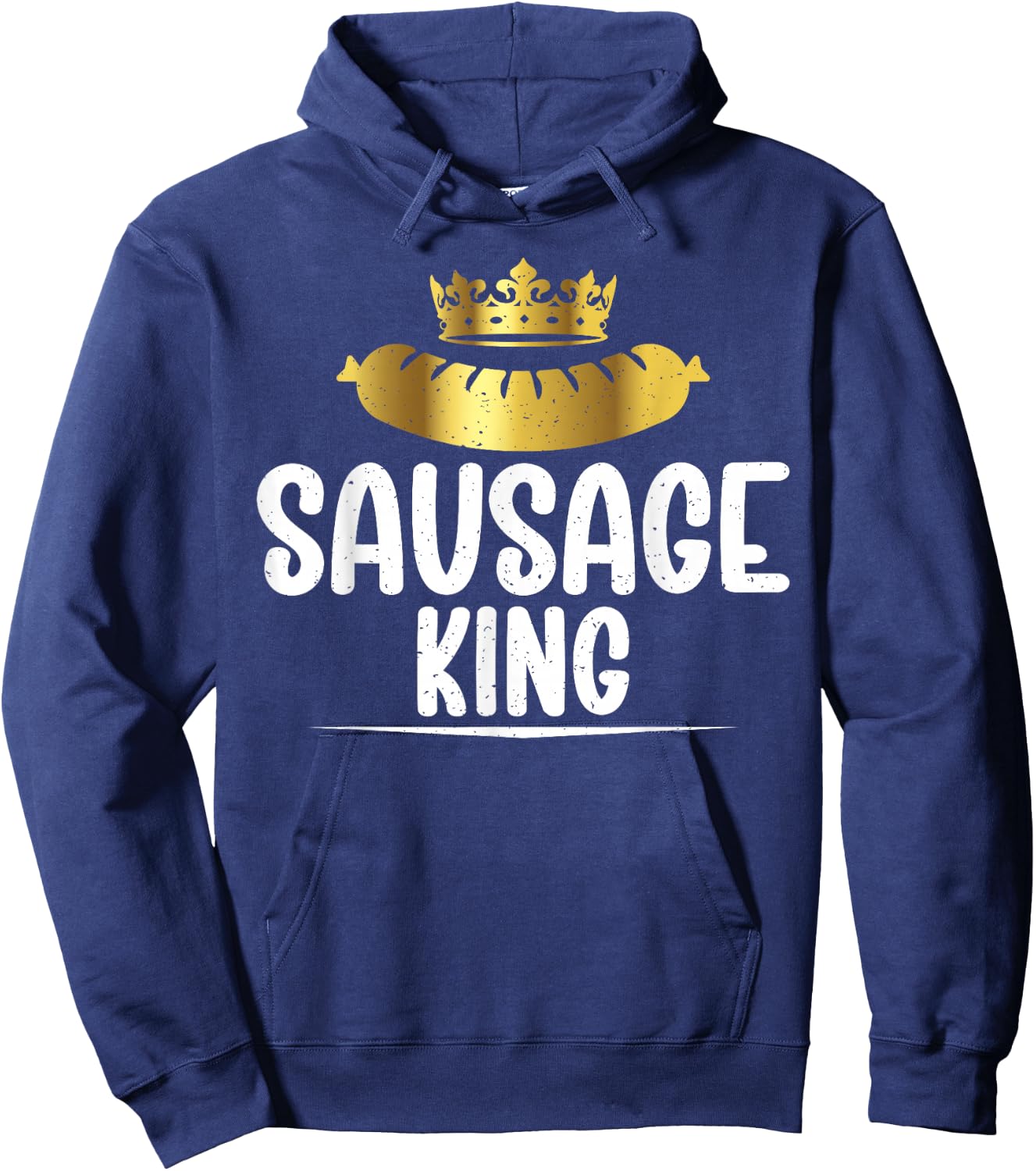 Sausage King BBQ Hoodie - Hoodie | Navy