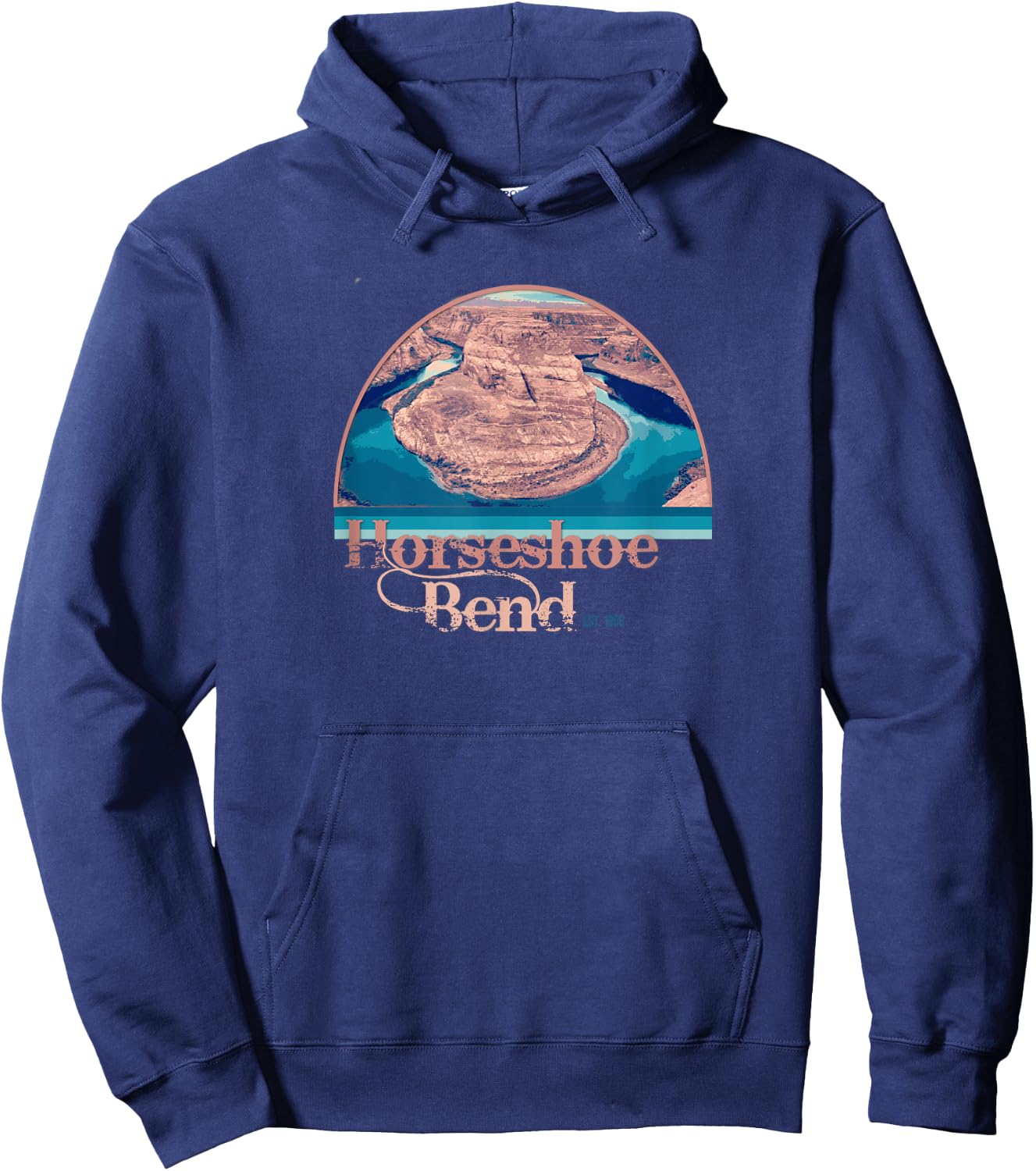 Horseshoe Bend Vacation hiking Hoodie - Hoodie | Navy