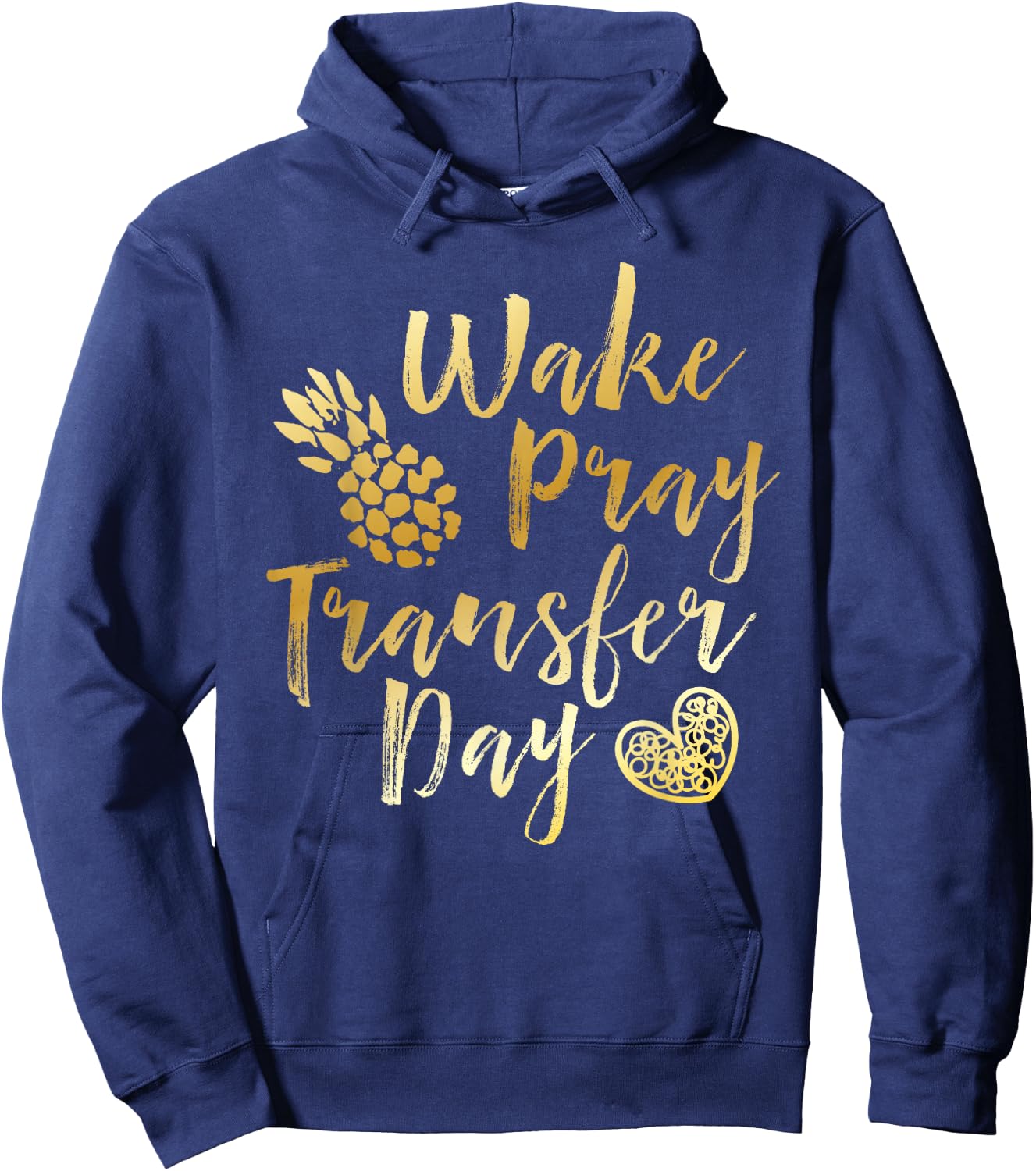 Wake Pray Transfer Day - Positive Vibes Hoodie - Hoodie | Navy