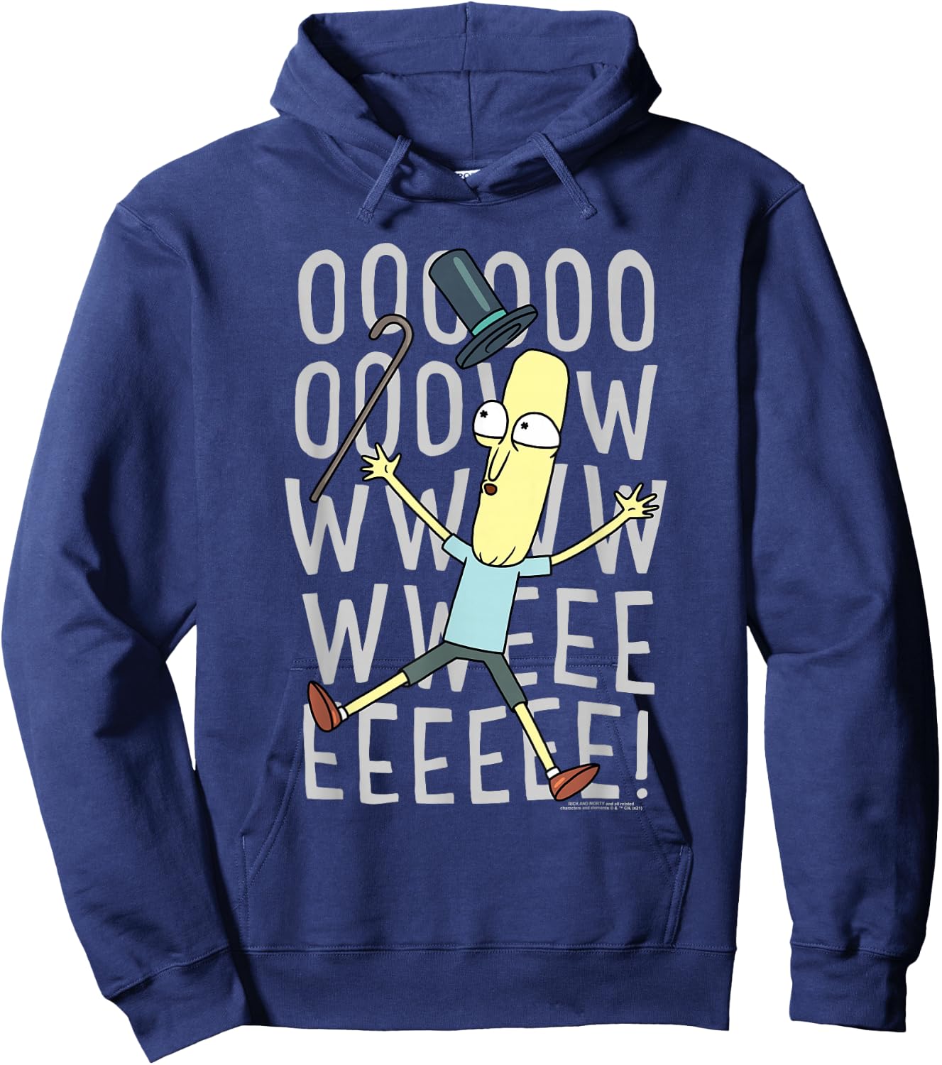 Rick and Morty Oowweeeee Hoodie - Hoodie | Navy