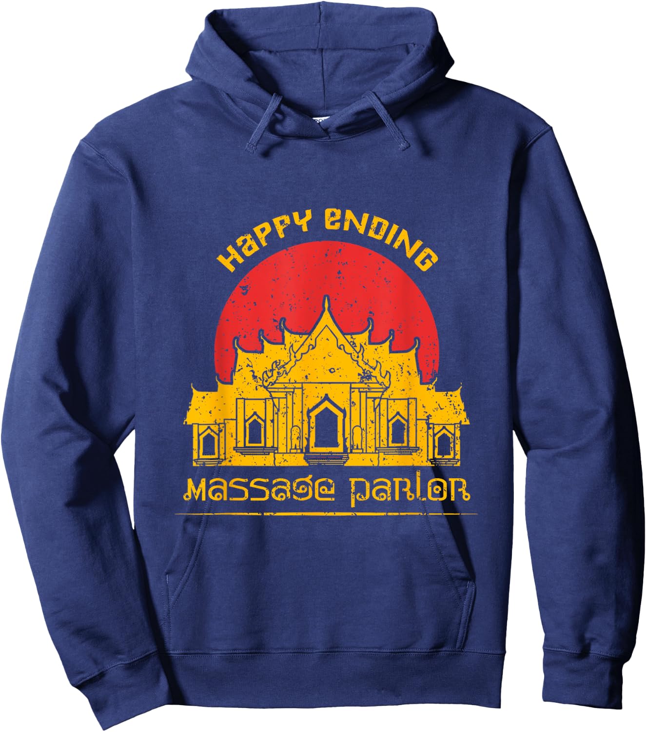 Happy Ending Massage Parlor Thailand Hoodie - Hoodie | Navy