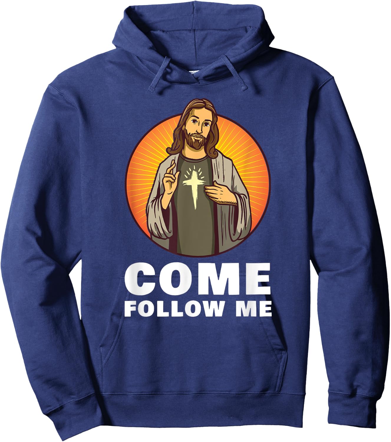 Jesus Christ Christmas Come follow me Hoodie - Hoodie | Navy