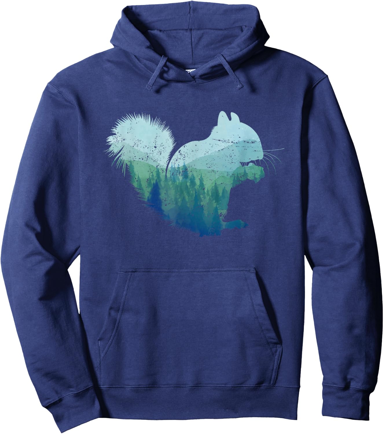 Forest Squirrel Hoodie - Hoodie | Navy