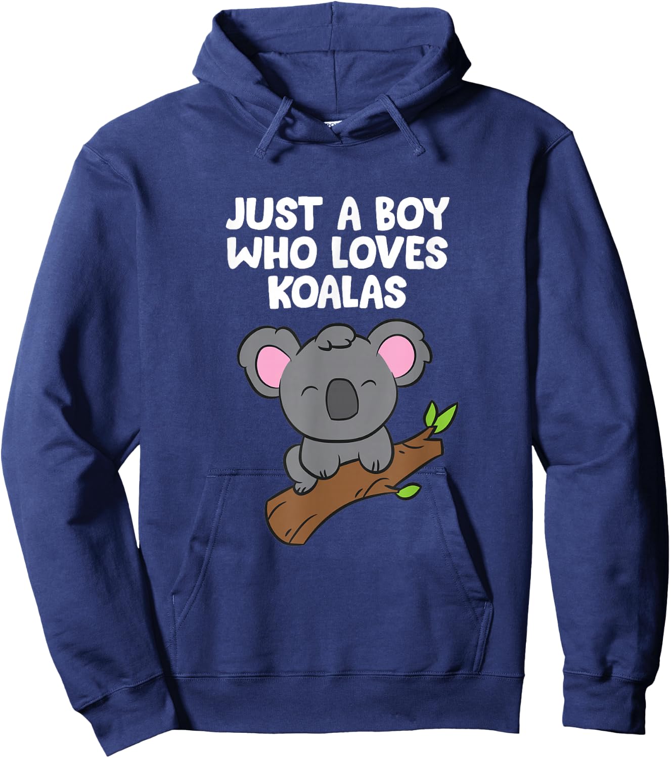 Funny Koala Boy Just a Boy Who Loves Koalas Hoodie - Hoodie | Navy