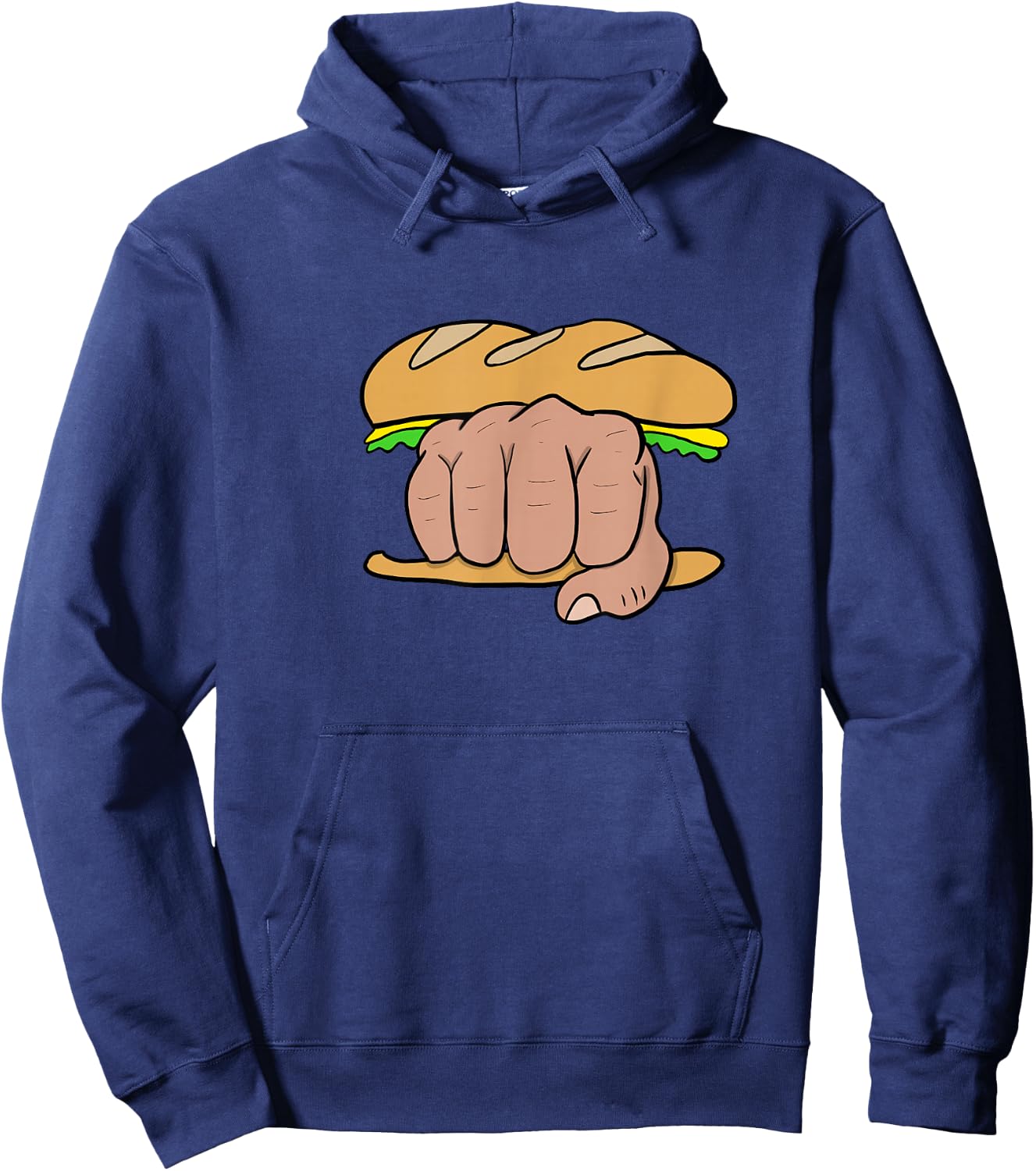 Knuckle Sandwich Funny Gift Chef Fighter Hoodie - Hoodie | Navy