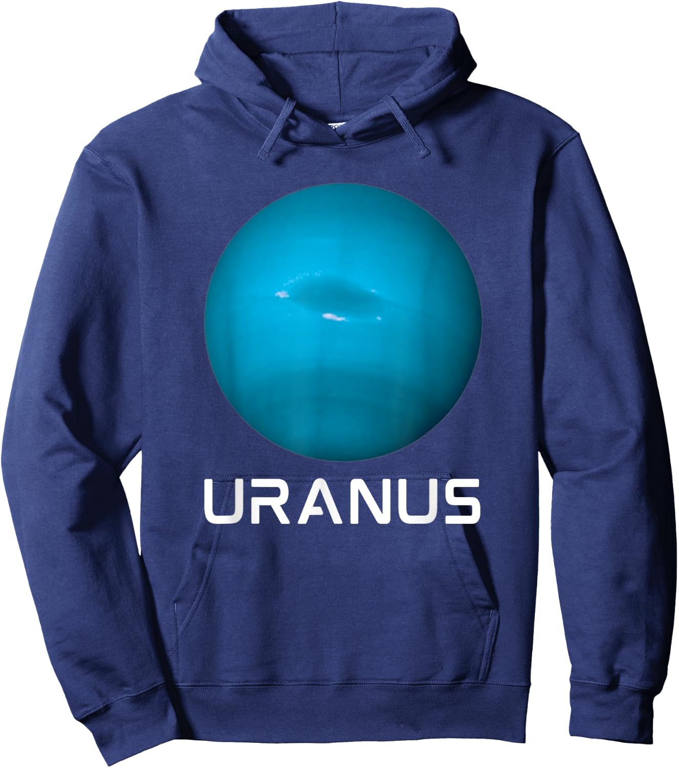 Solar System 7th Planet Uranus Outer Space Hoodie - Hoodie | Navy