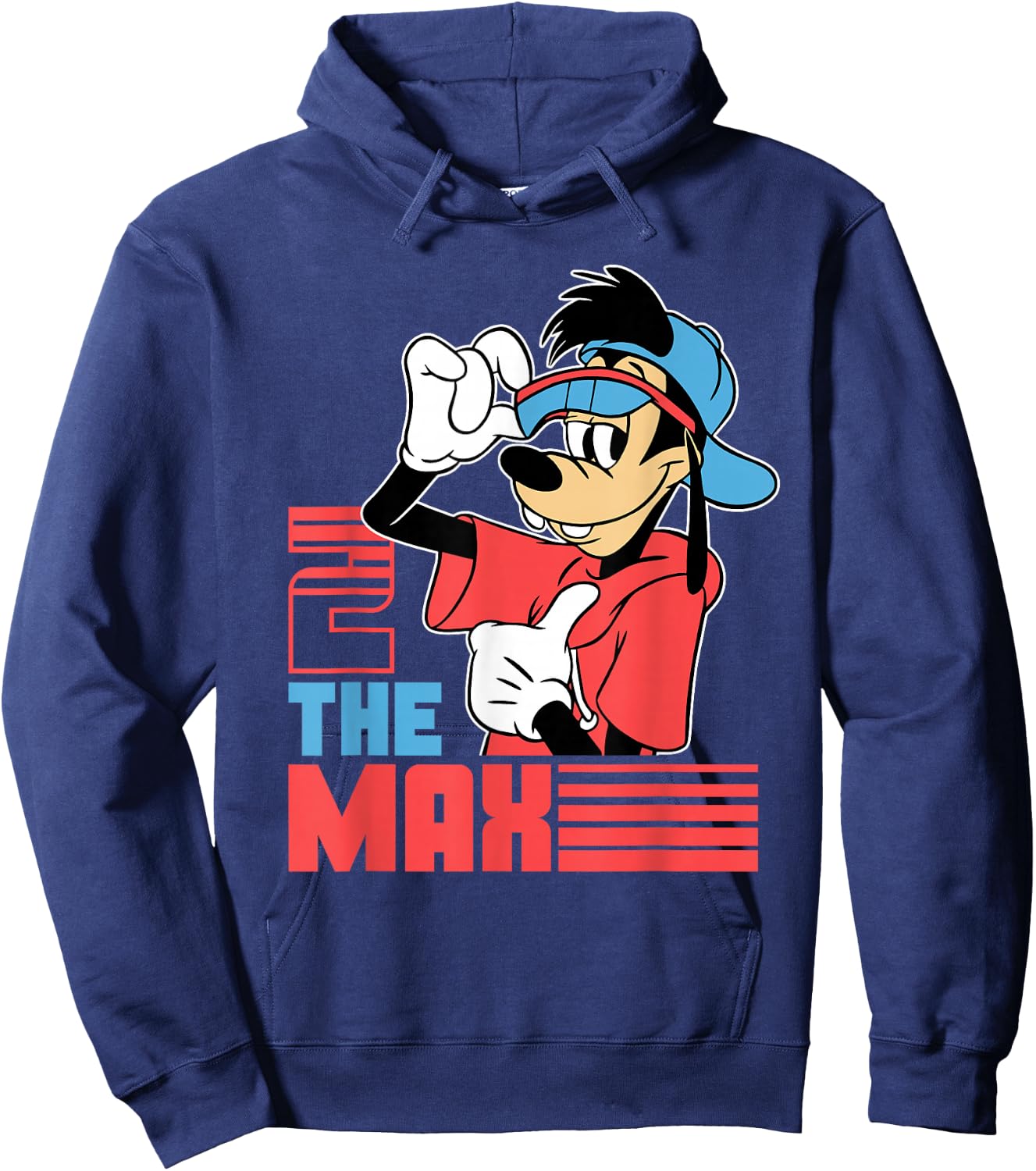 Disney A Goofy Movie 2 The Max 90s Hoodie - Hoodie | Navy