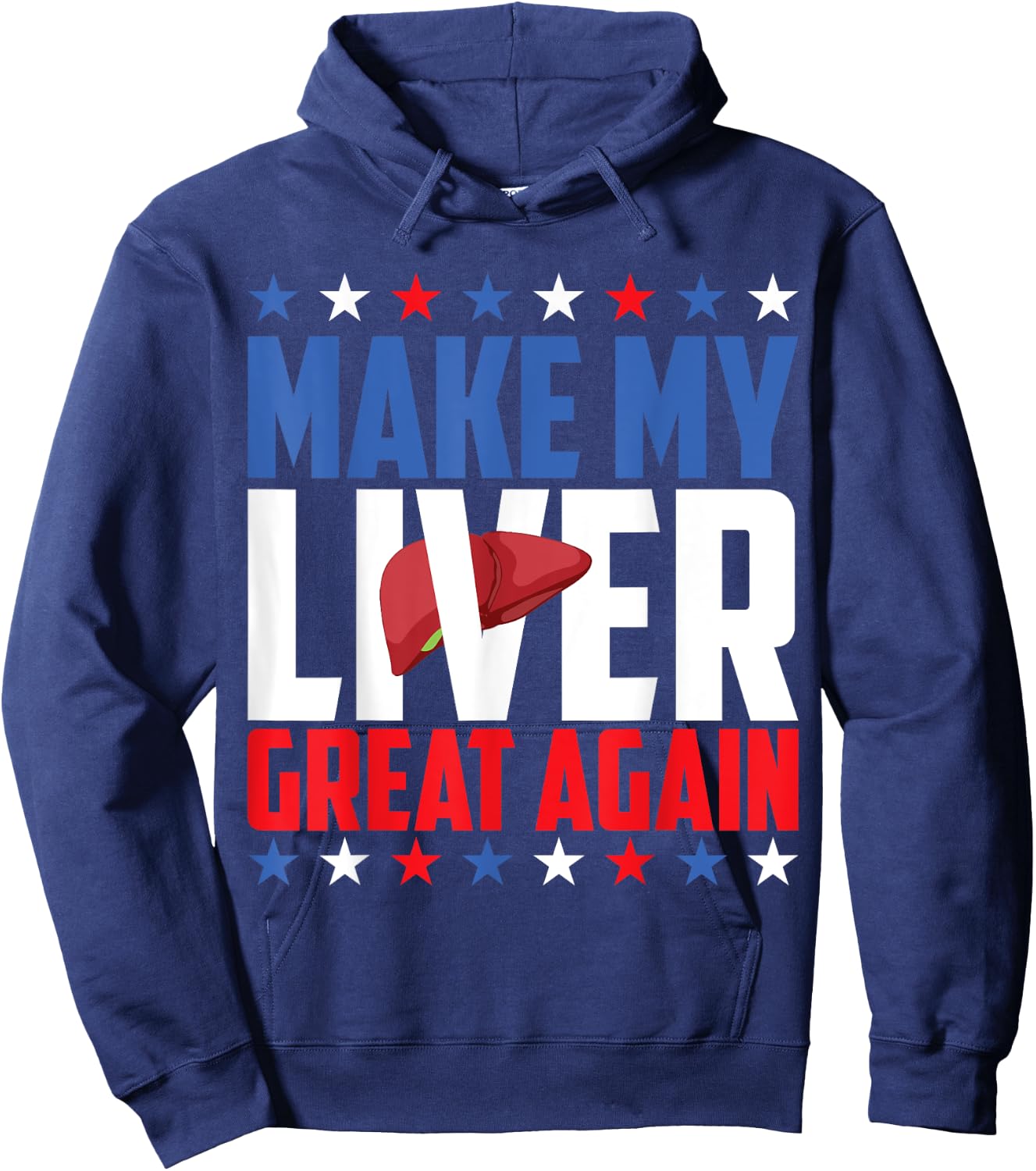 Make My Liver Great Again! Hoodie - Hoodie | Navy