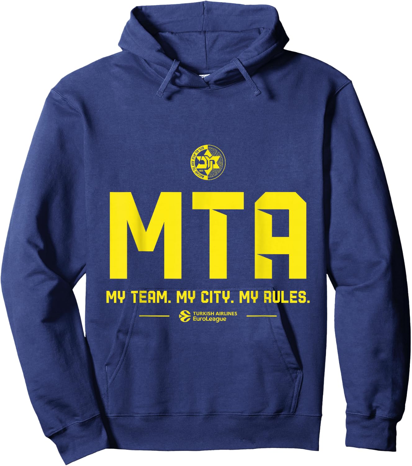 Teams - Maccabi Playtika Tel Aviv (Blue) Hoodie - Hoodie | Navy