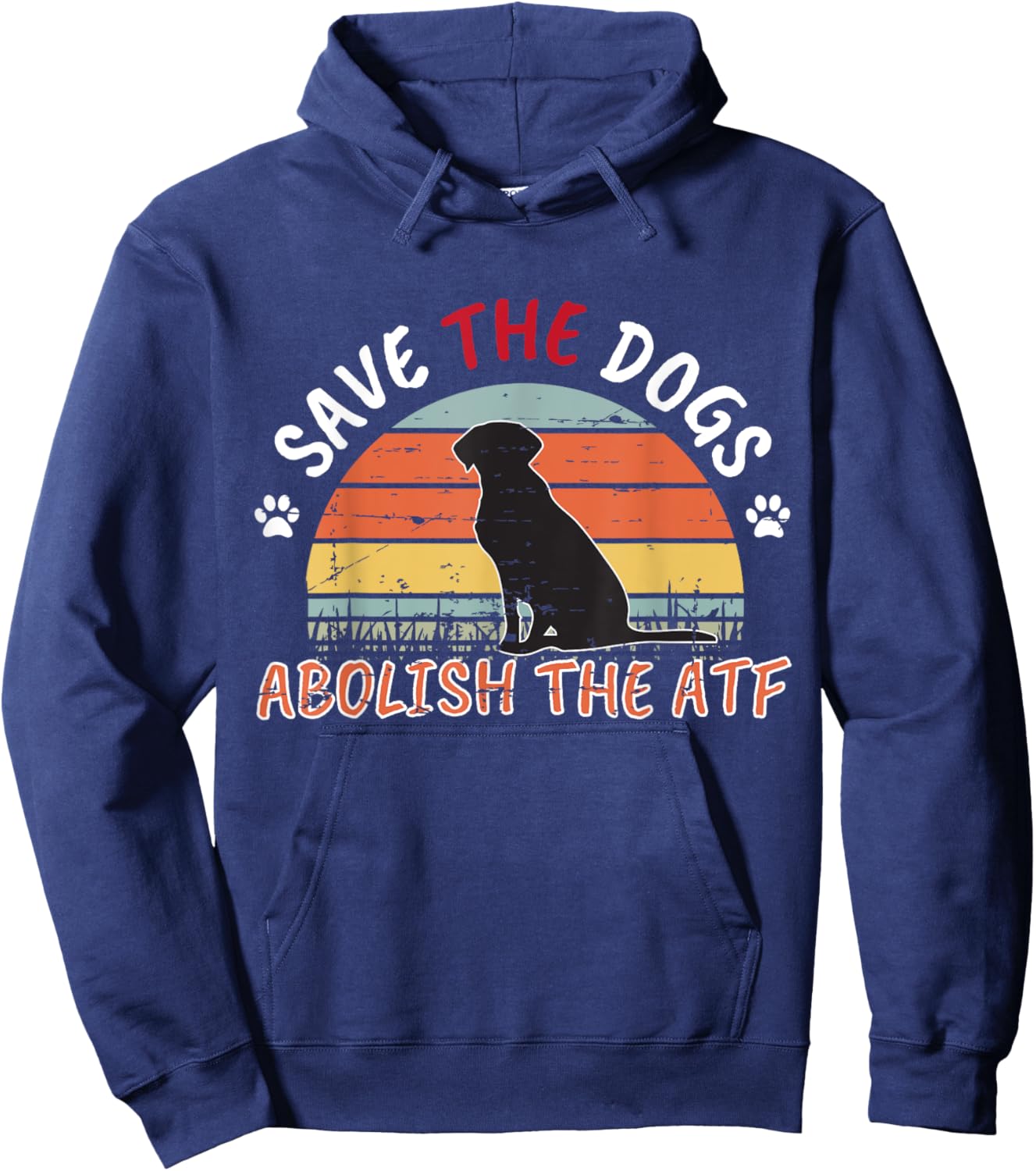 Save the Dogs Abolish The ATF Hoodie - Hoodie | Navy