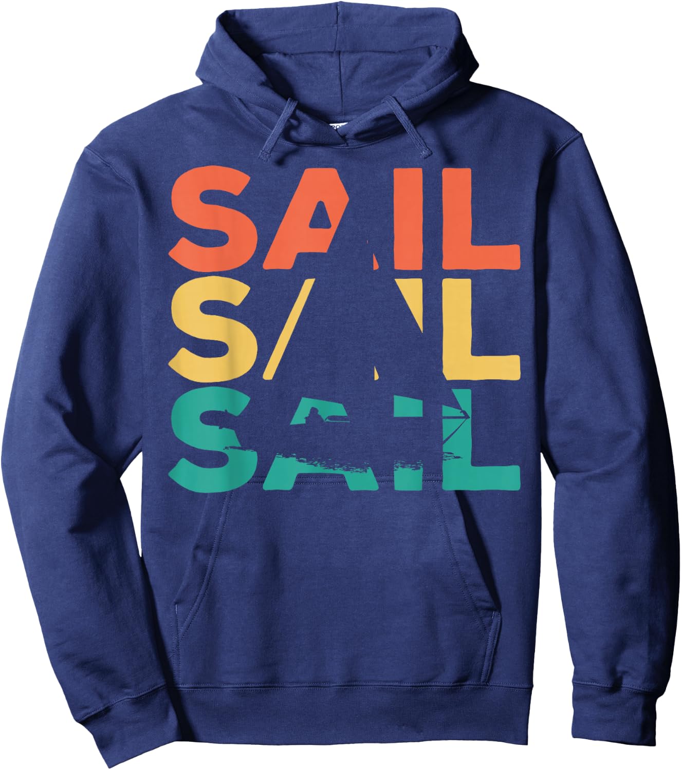 Retro Vintage Sailing Gift Sailors & Skippers Hoodie - Hoodie | Navy