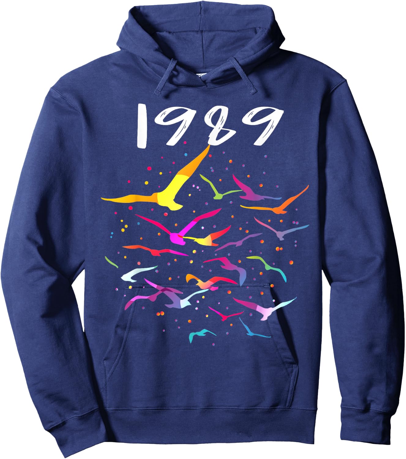 Seagull in the Sky Flock of Seagulls 1989 Hoodie - Hoodie | Navy