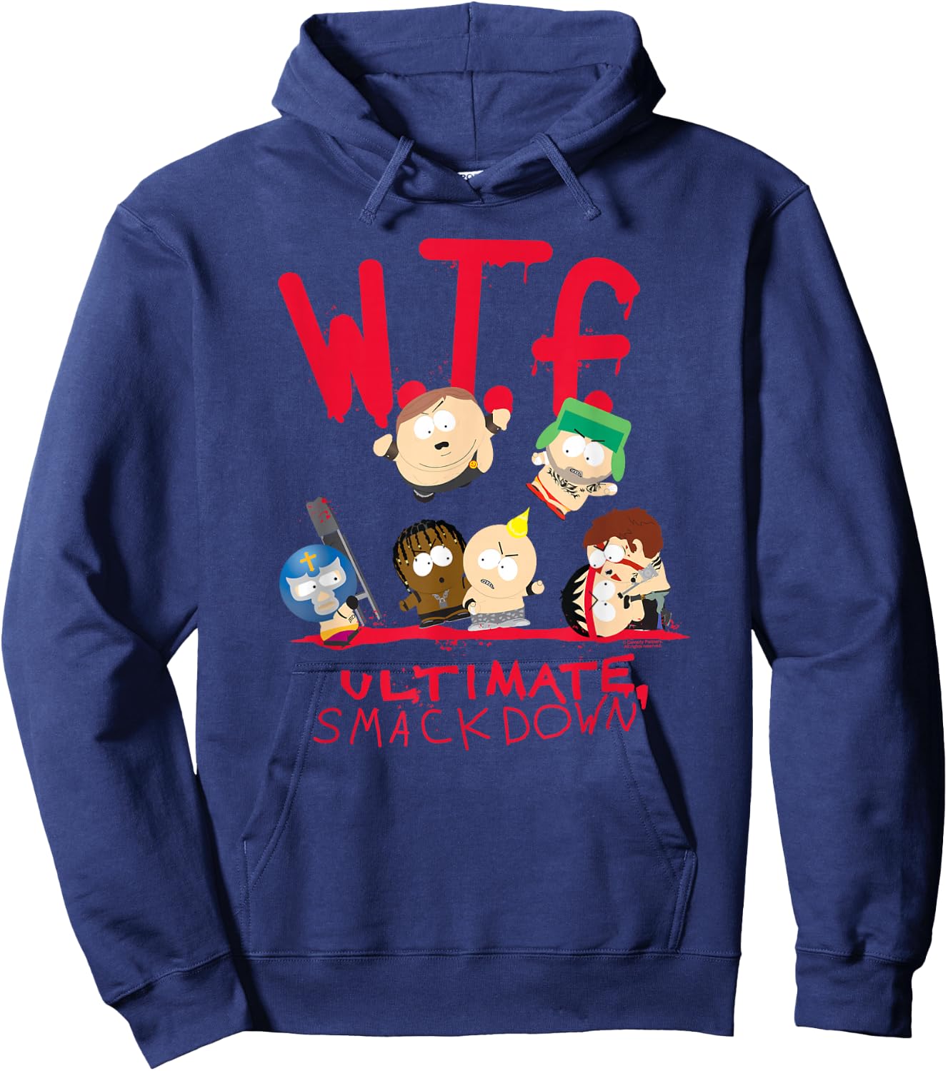 South Park WTF Ultimate Smackdown Hoodie - Hoodie | Navy