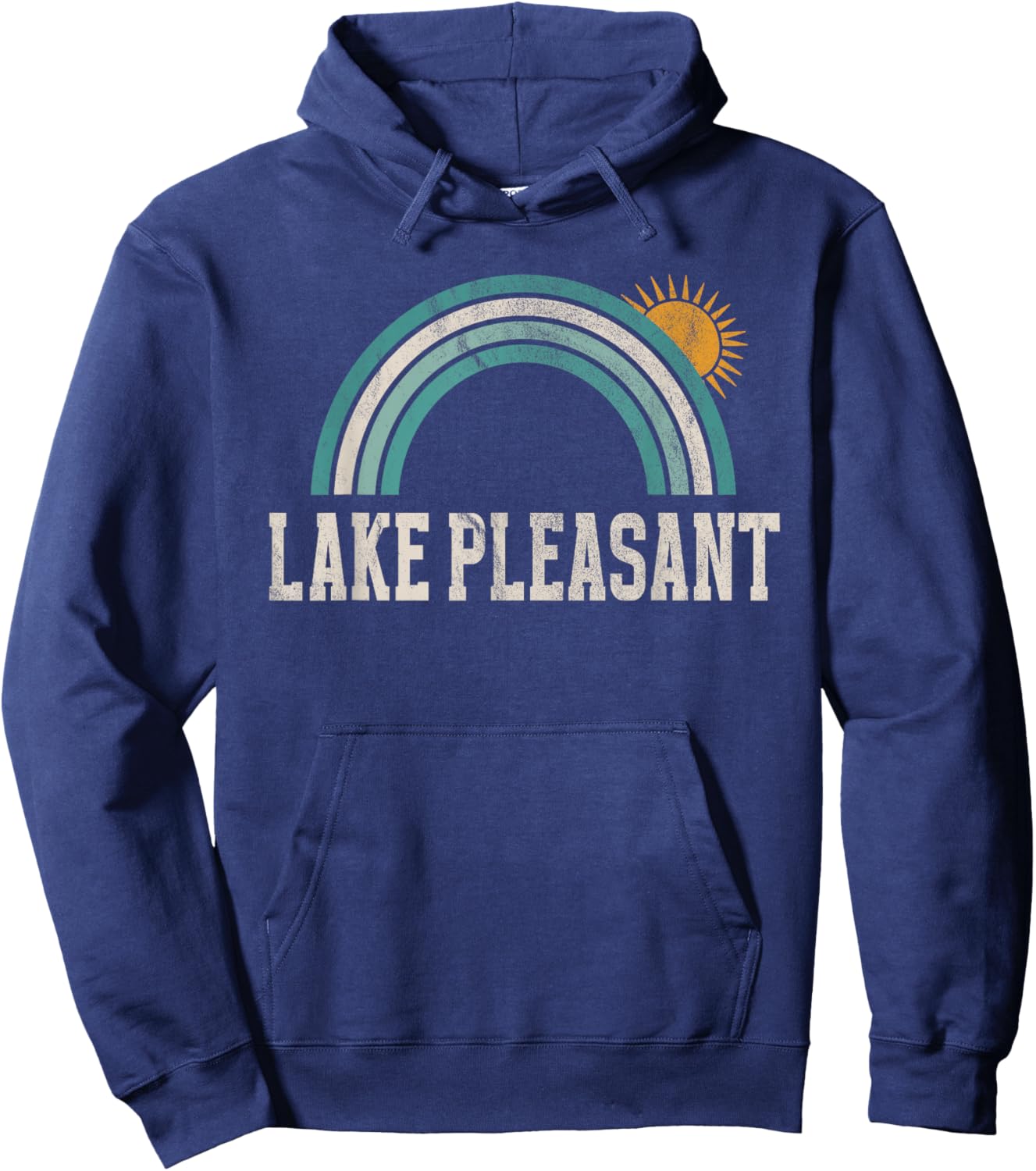 Lake Pleasant Arizona Outdoors Vintage Hoodie - Hoodie | Navy
