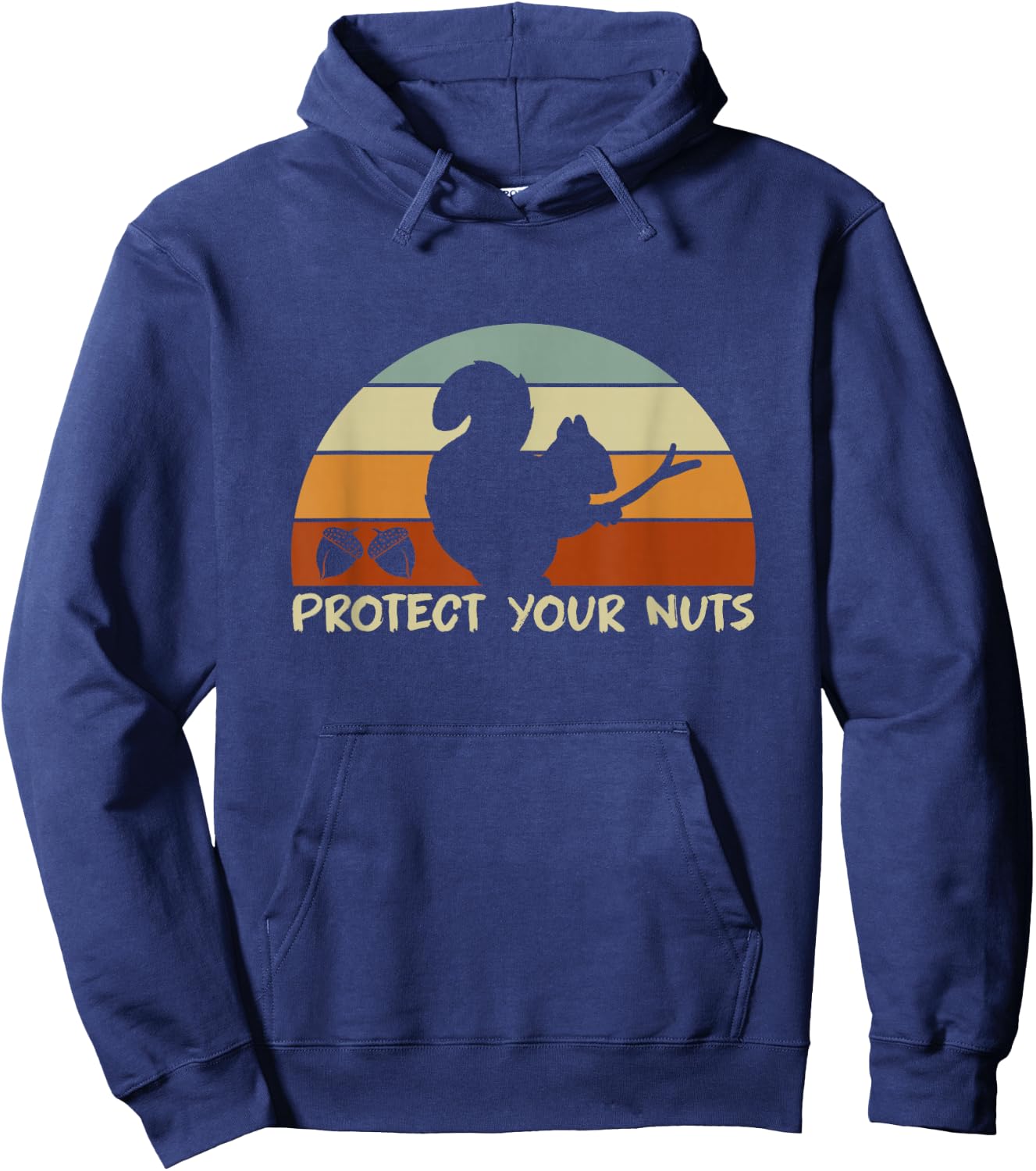 Protect Your Nuts Squirrel Hoodie - Hoodie | Navy