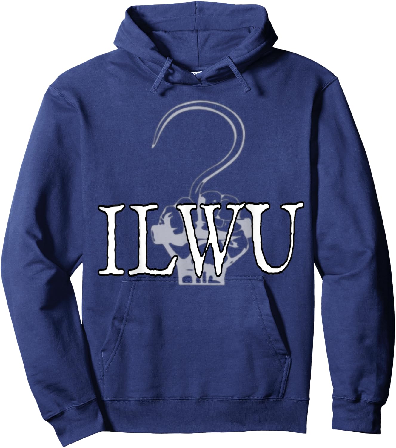 Ilwu Longshore Cargo Hook Hoodie - Hoodie | Navy
