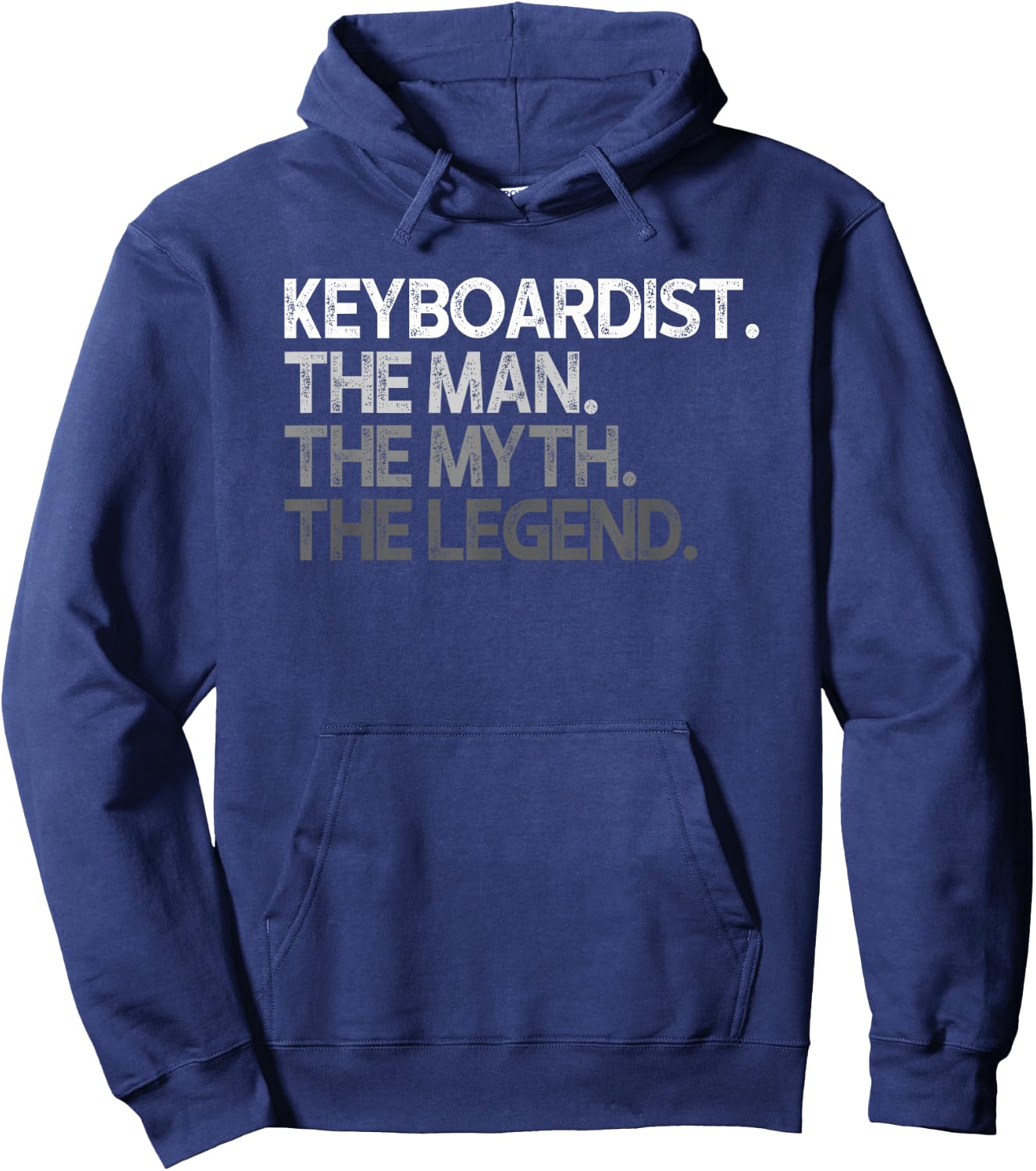 Keyboardist Keyboard The Man Myth Legend Design Hoodie - Hoodie | Navy