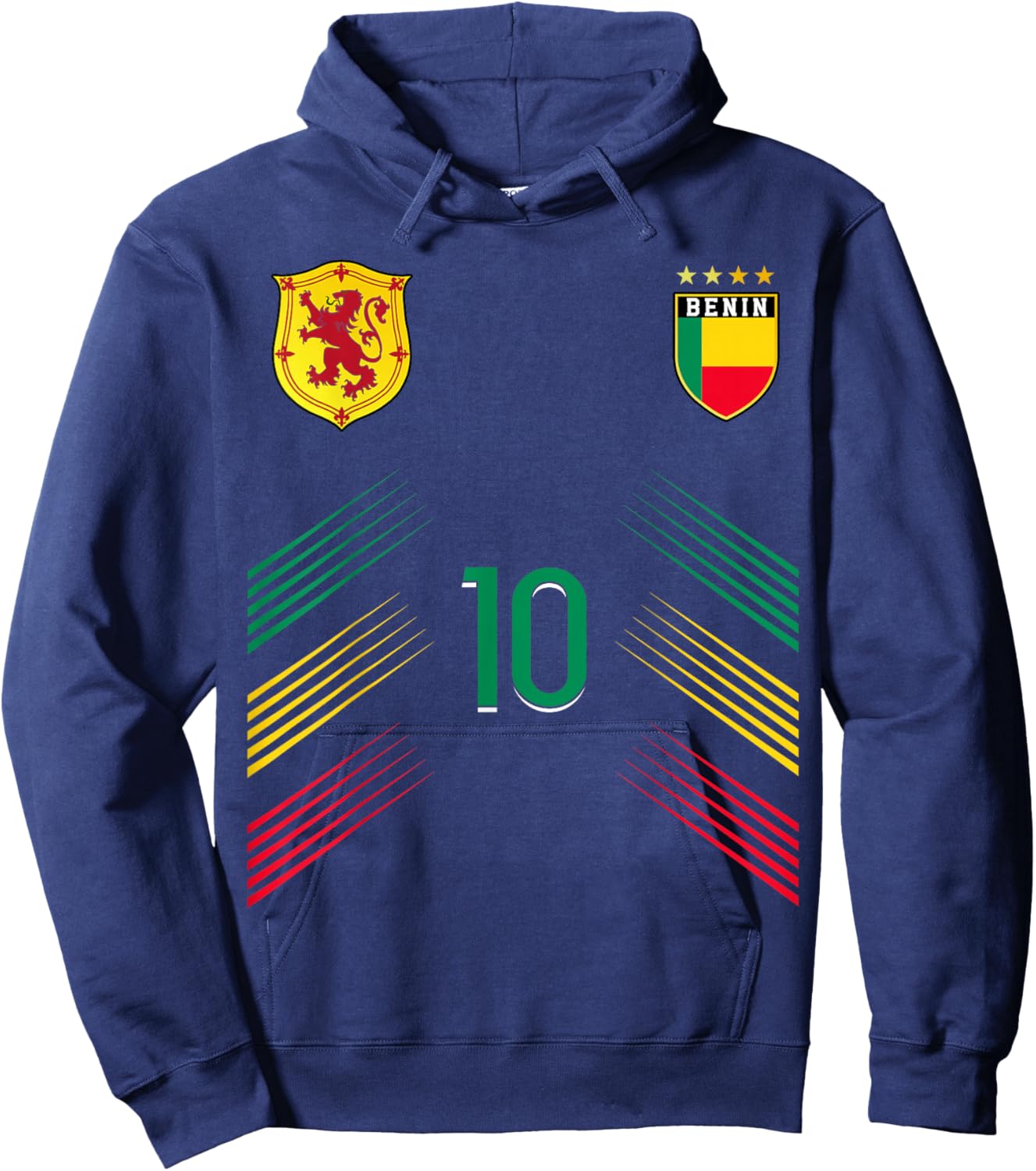 Benin Flag Beninese Pride Lovers Hoodie - Hoodie | Navy