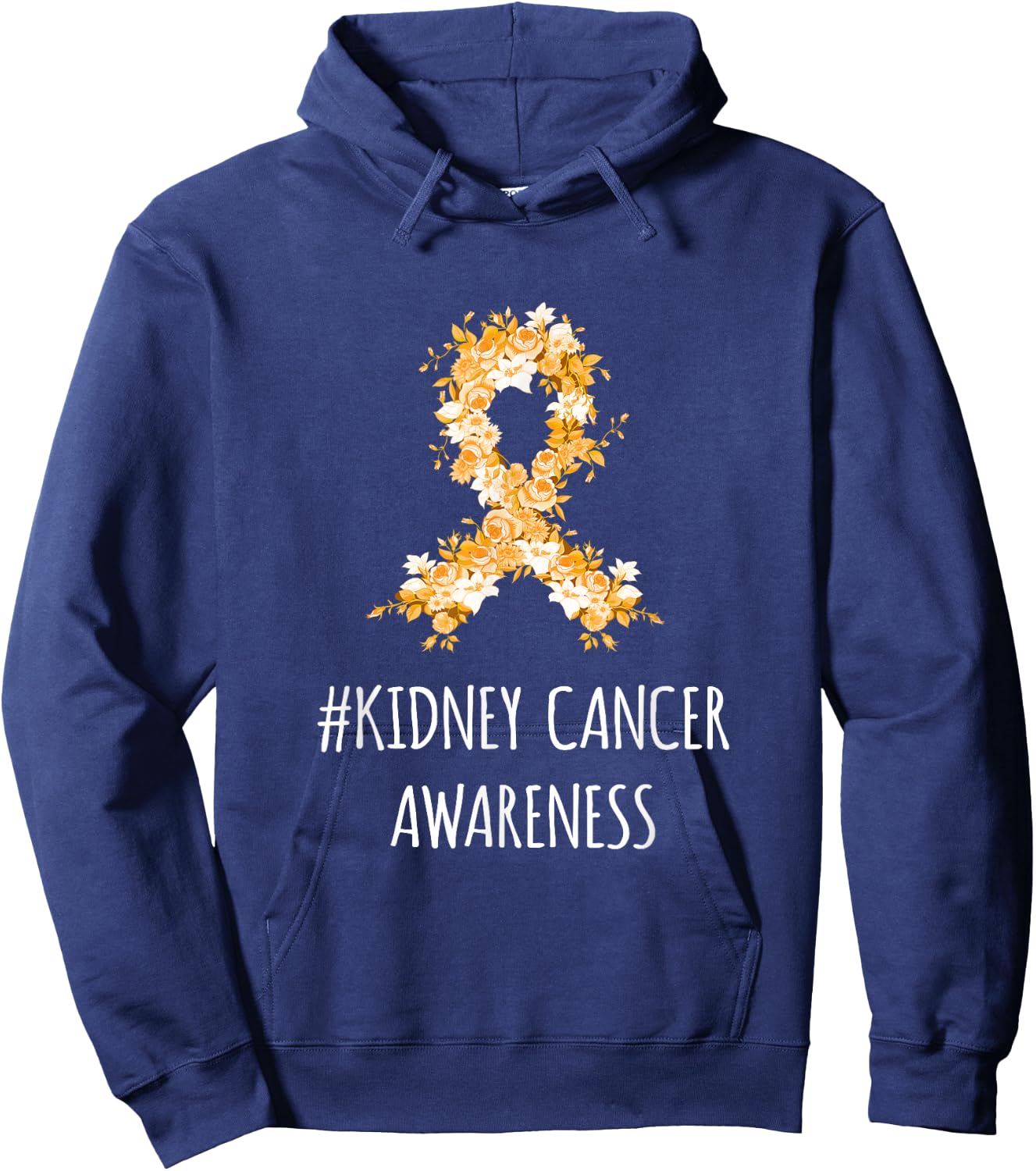 Kidney Cancer Awareness Shirt | Kidney Cancer Hoodie - Hoodie | Navy