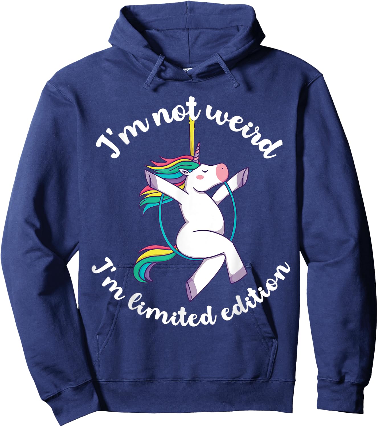 I'm not weird I'm limited edition Unicorn Hoodie - Hoodie | Navy