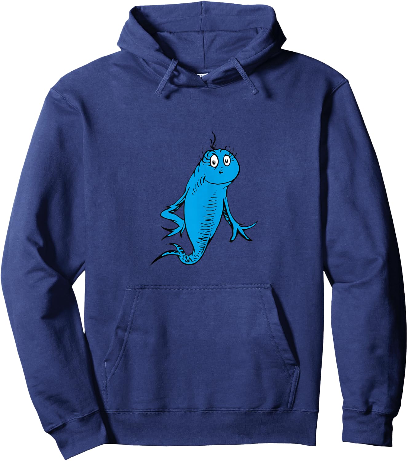 Dr. Seuss Blue Fish Hoodie - Hoodie | Navy