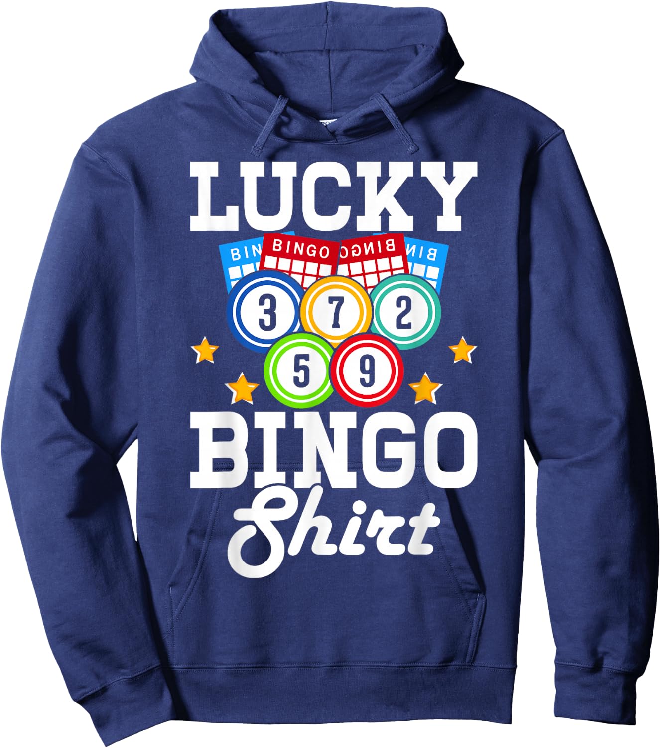 Lucky Bingo shirt Hoodie - Hoodie | Navy