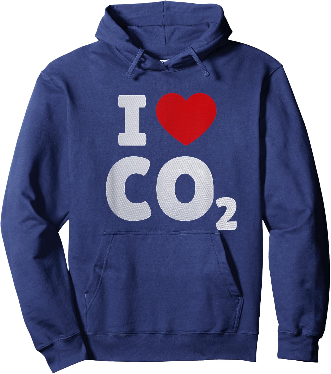 Climate I Love CO2 Carbon Dioxide Hoodie - Hoodie | Navy