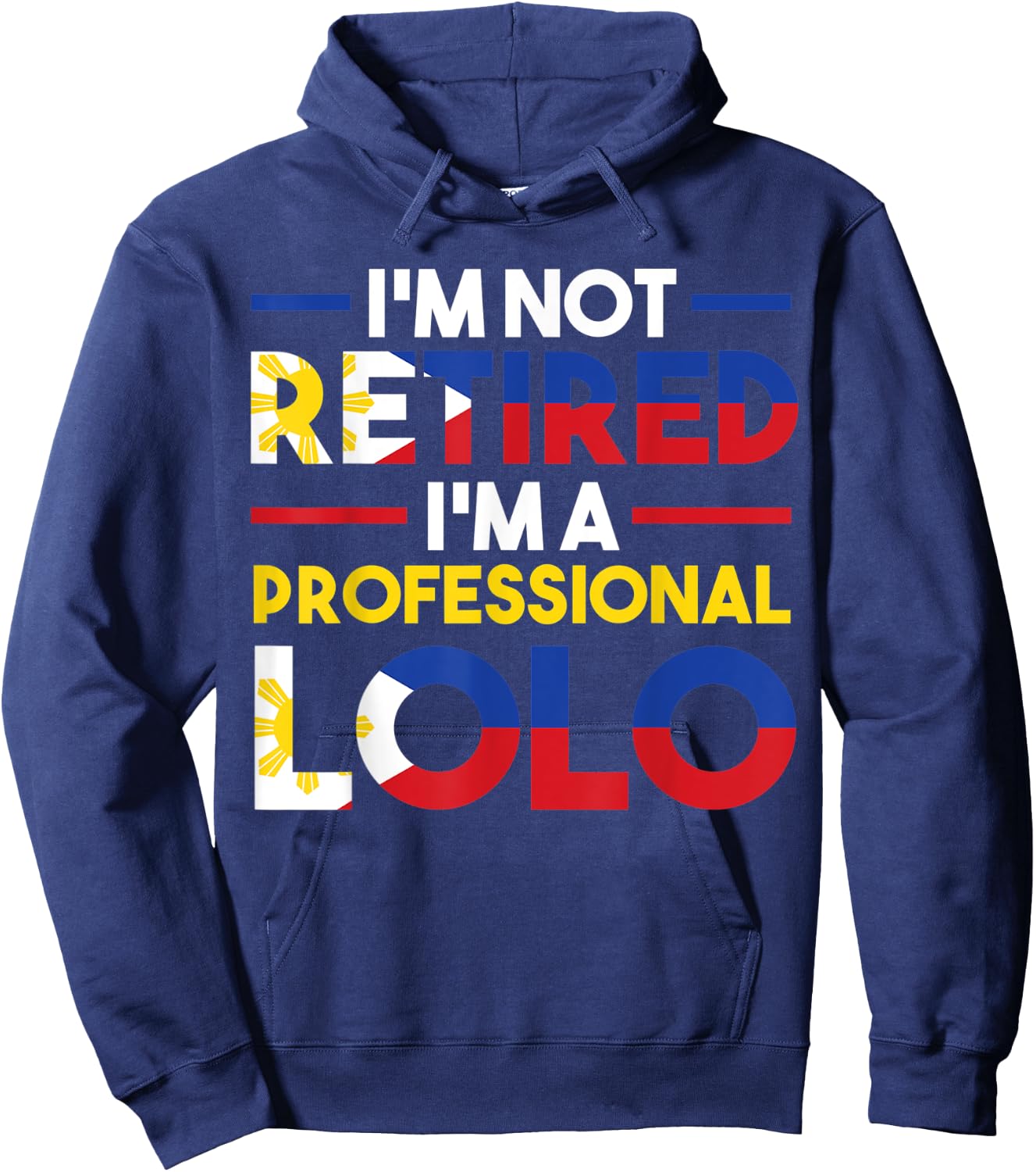 I'm a professional Lolo Grandfather Hoodie - Hoodie | Navy