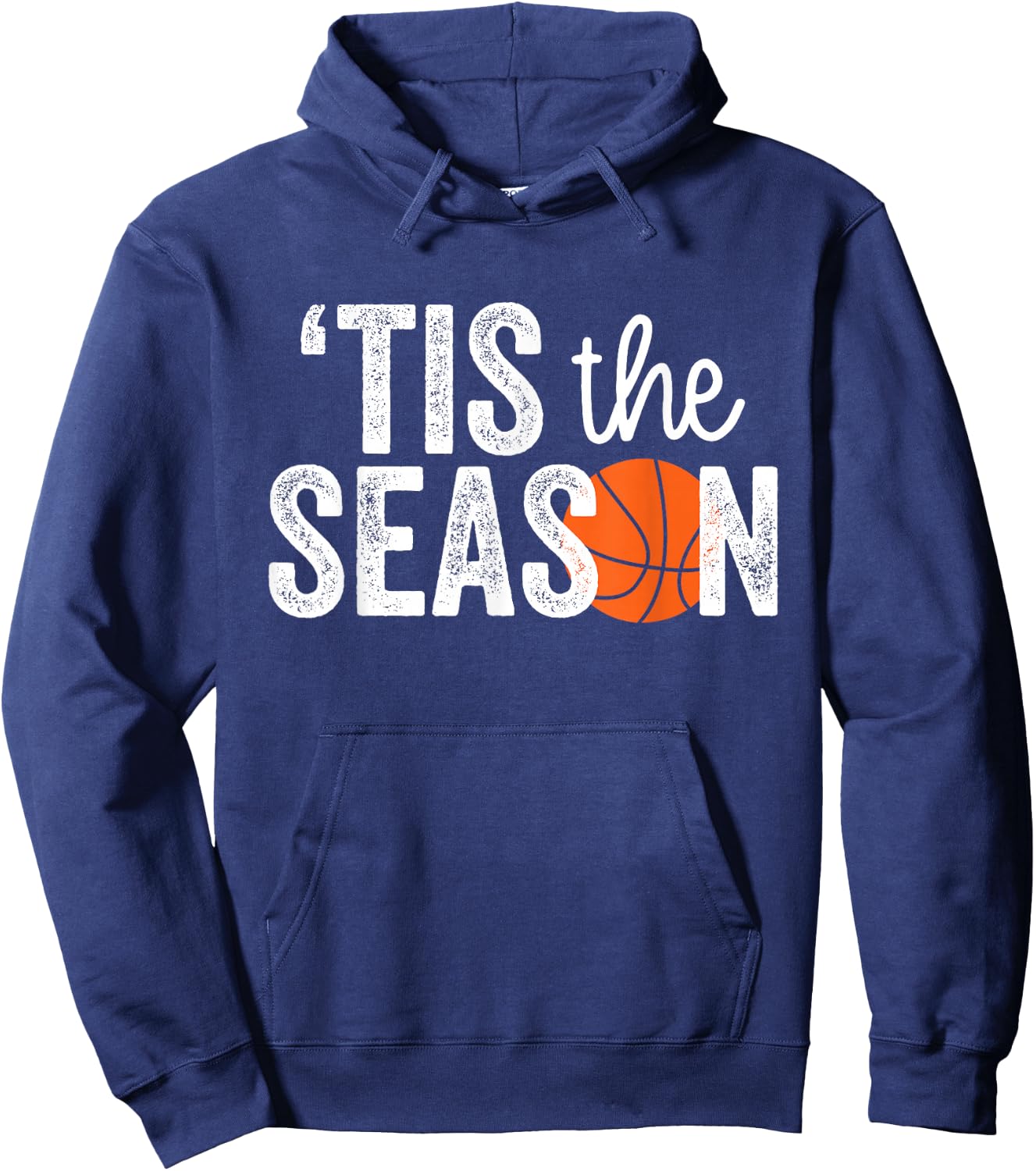 Tis the Season | Basketball Player Hoodie - Hoodie | Navy