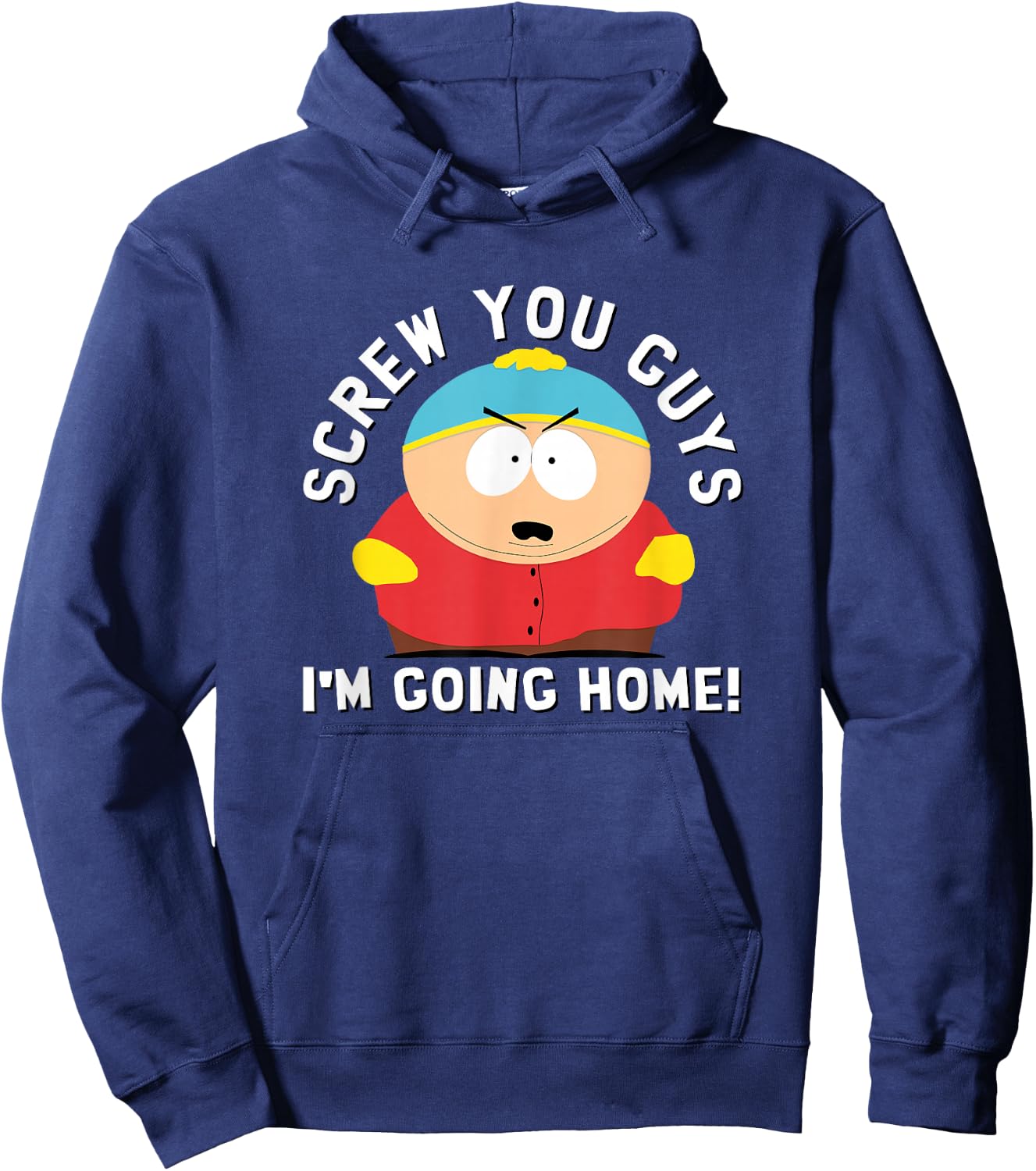 South Park Screw You Guys I'm Going Home Hoodie - Hoodie | Navy