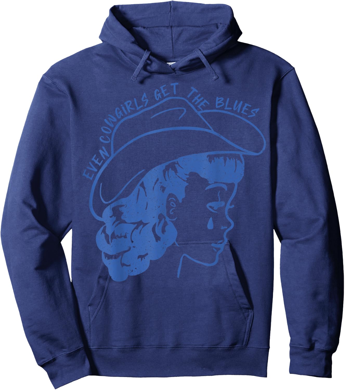 Even Cowgirls Get The Blues Hoodie - Hoodie | Navy