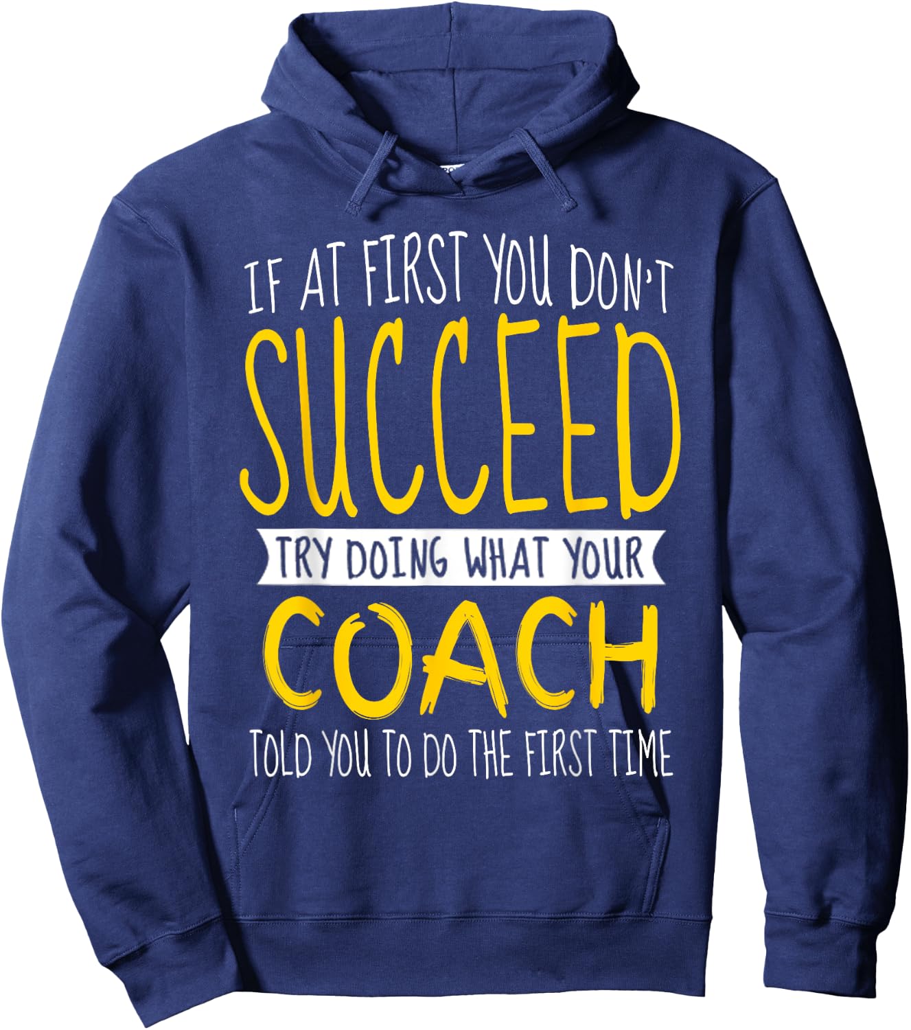 Funny Coach Thank You Appreciation Gifts Hoodie - Hoodie | Navy