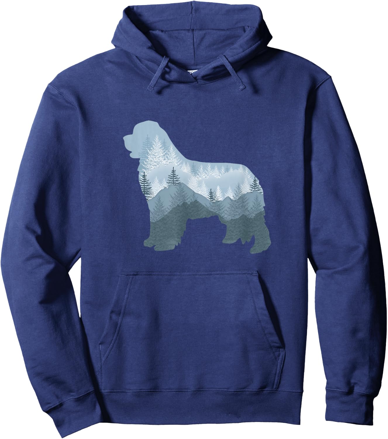 Newfie Tree Hoodie - Hoodie | Navy