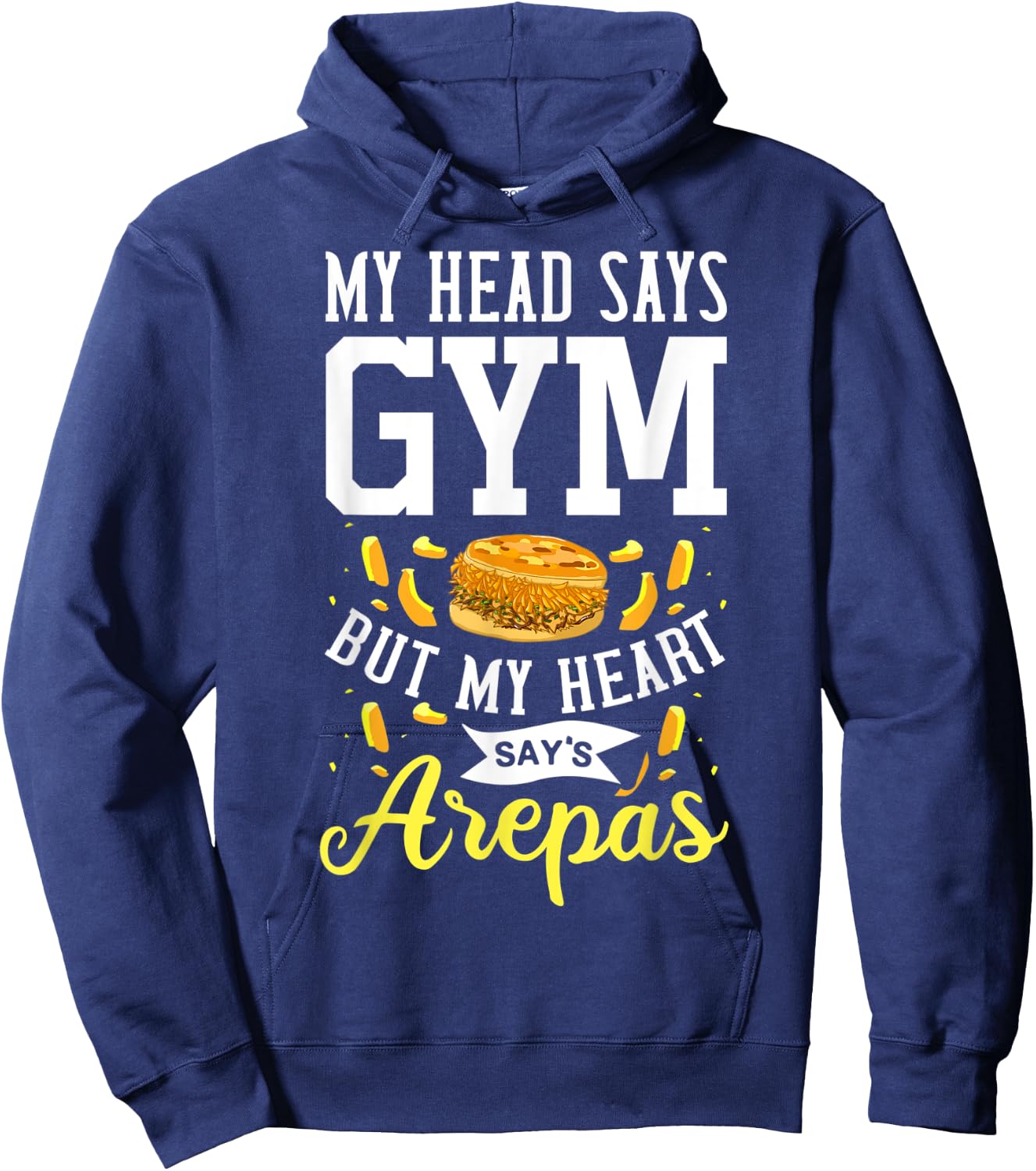 Arepa Gift Venezuela Colombia Hoodie - Hoodie | Navy