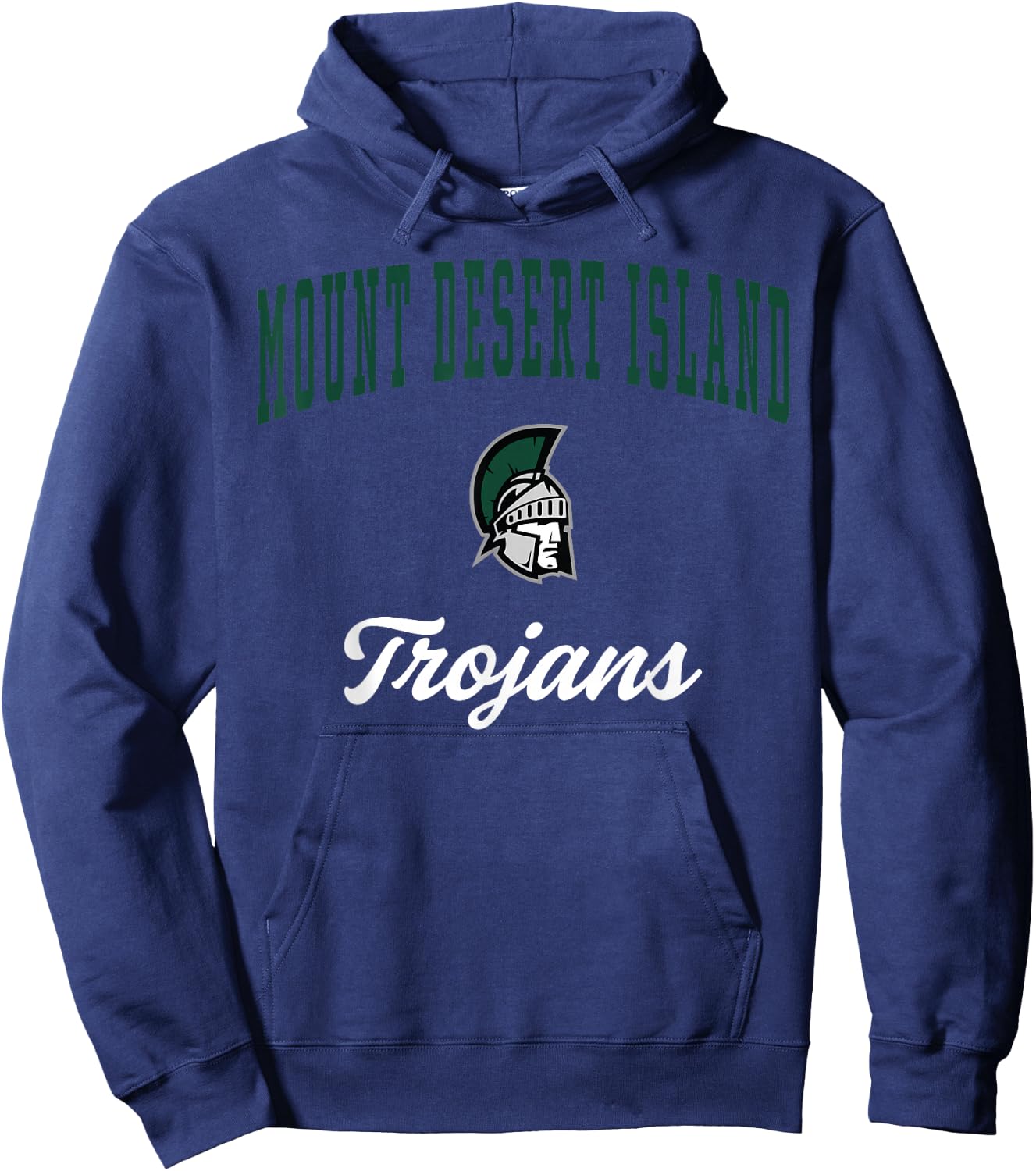 Mount Desert Island High School Trojans Hoodie - Hoodie | Navy