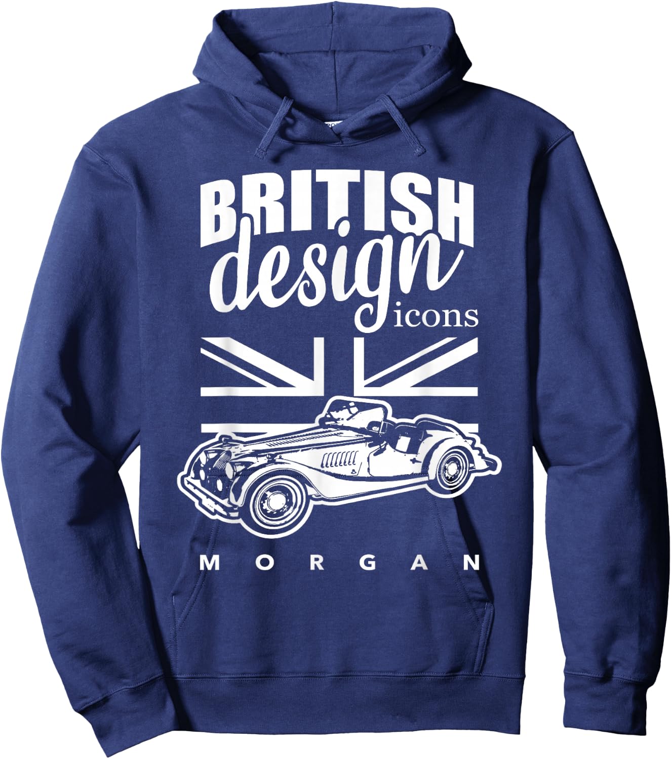 Morgan Classic Car Hoodie - Hoodie | Navy