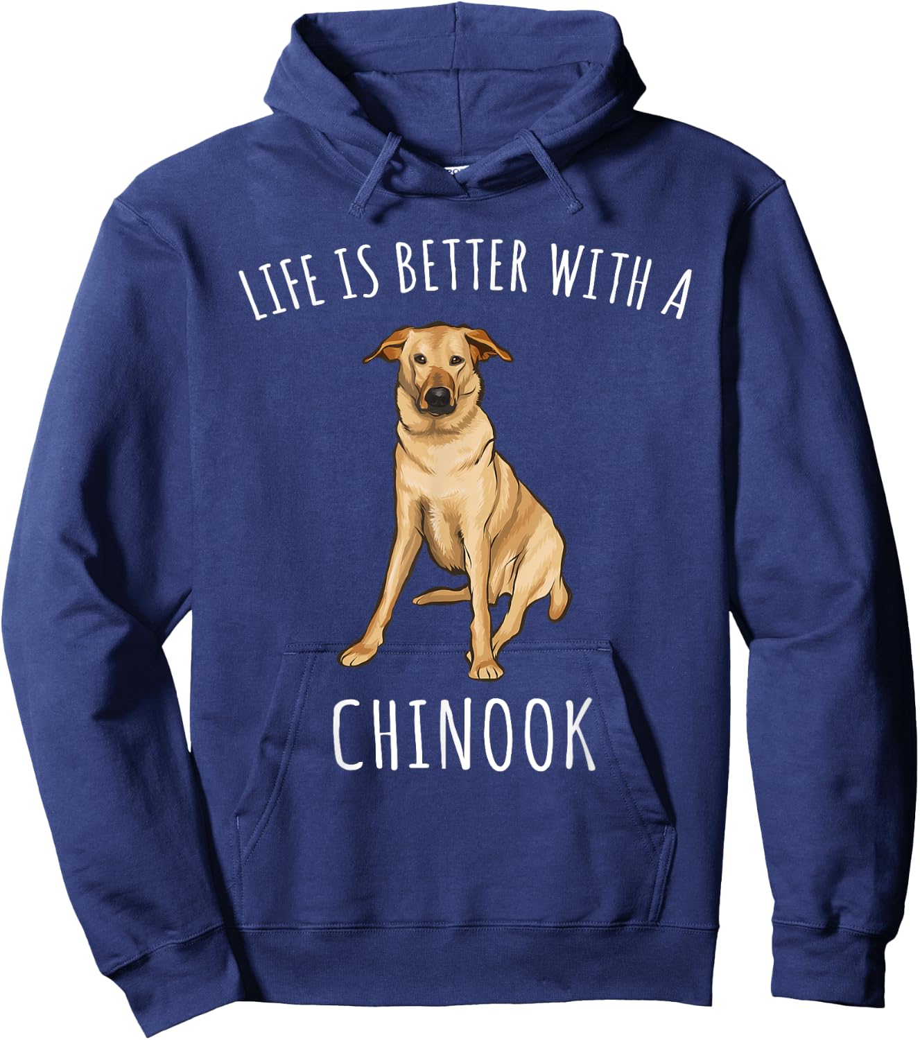 Life Is Better With A Chinook Dog Lover Women Hoodie - Hoodie | Navy