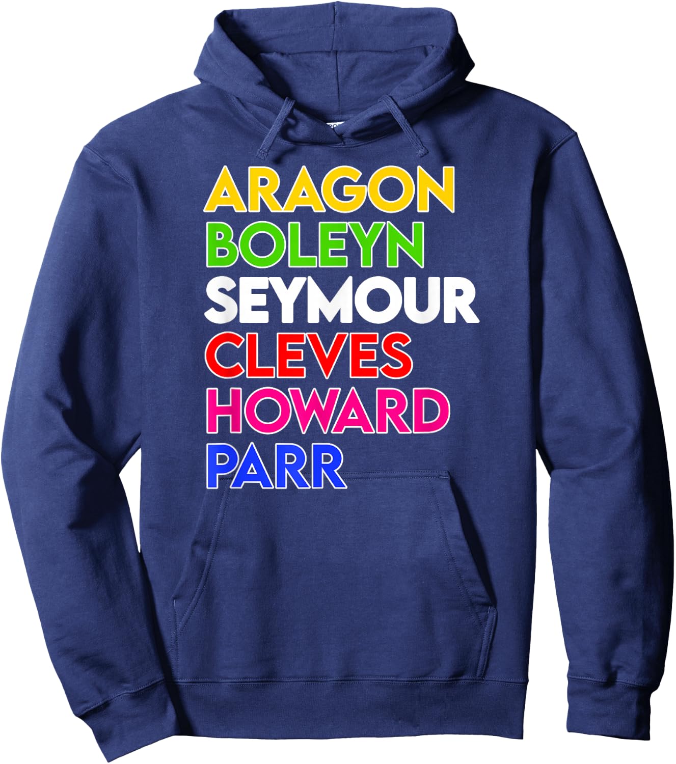 Six: The Musical Queens’ Names Hoodie - Hoodie | Navy