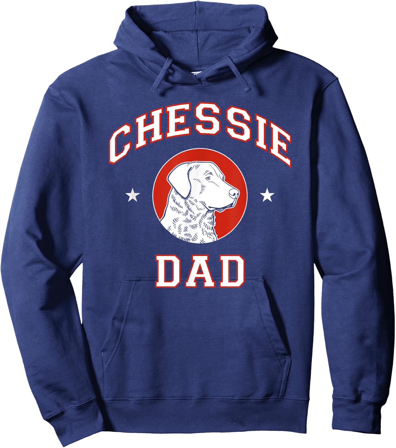 Chesapeake Bay Retriever Dad Dog Father Hoodie - Hoodie | Navy