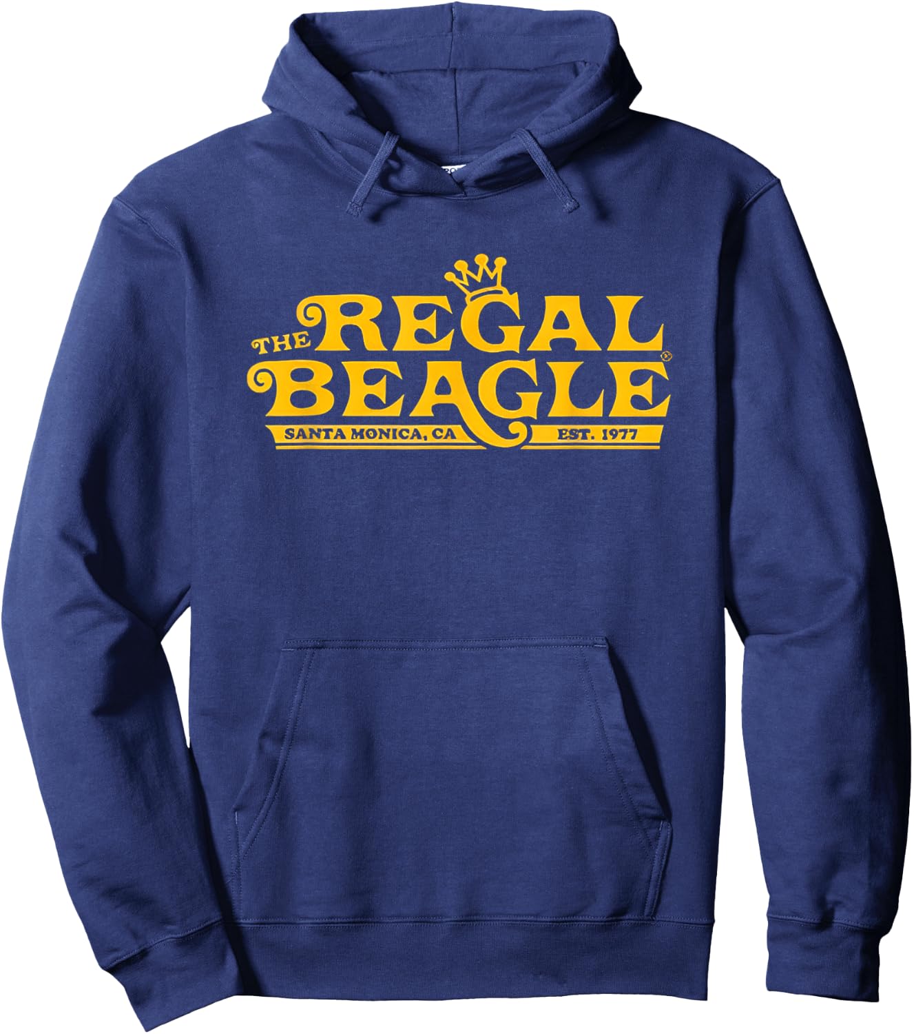 Santa Monica Los Angeles Retro Vintage Hoodie - Hoodie | Navy