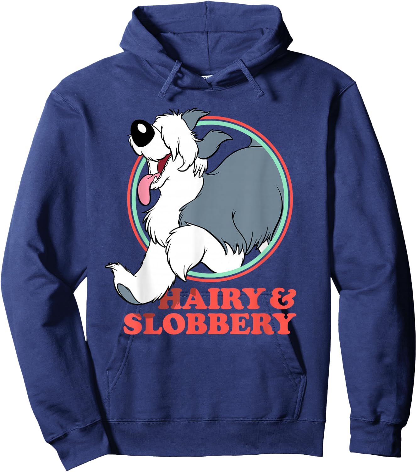 Disney The Little Mermaid Max Hairy & Slobbery Hoodie - Hoodie | Navy