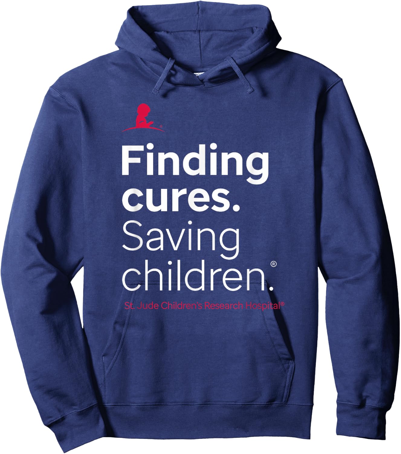 St. Jude Finding Cures. Saving Children. Hoodie - Hoodie | Navy