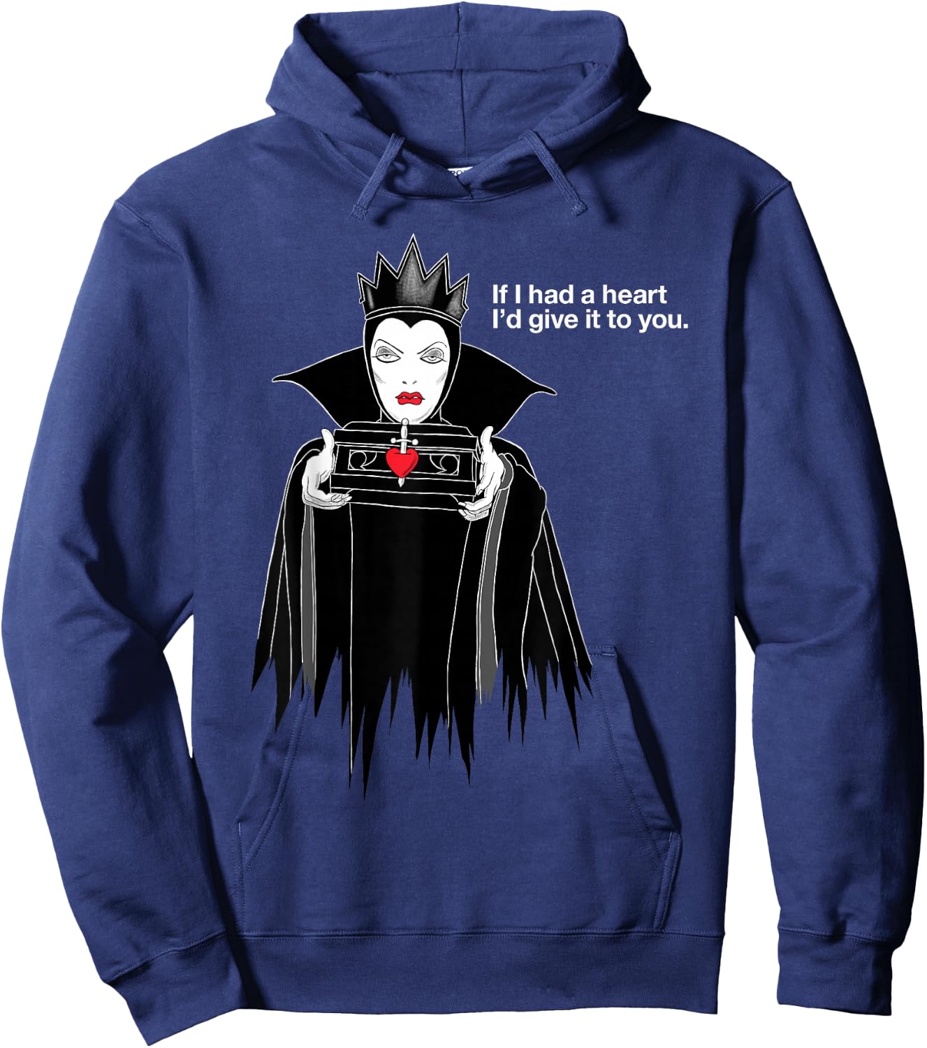 Disney Villains Evil Queen If I Had A Heart Hoodie - Hoodie | Navy