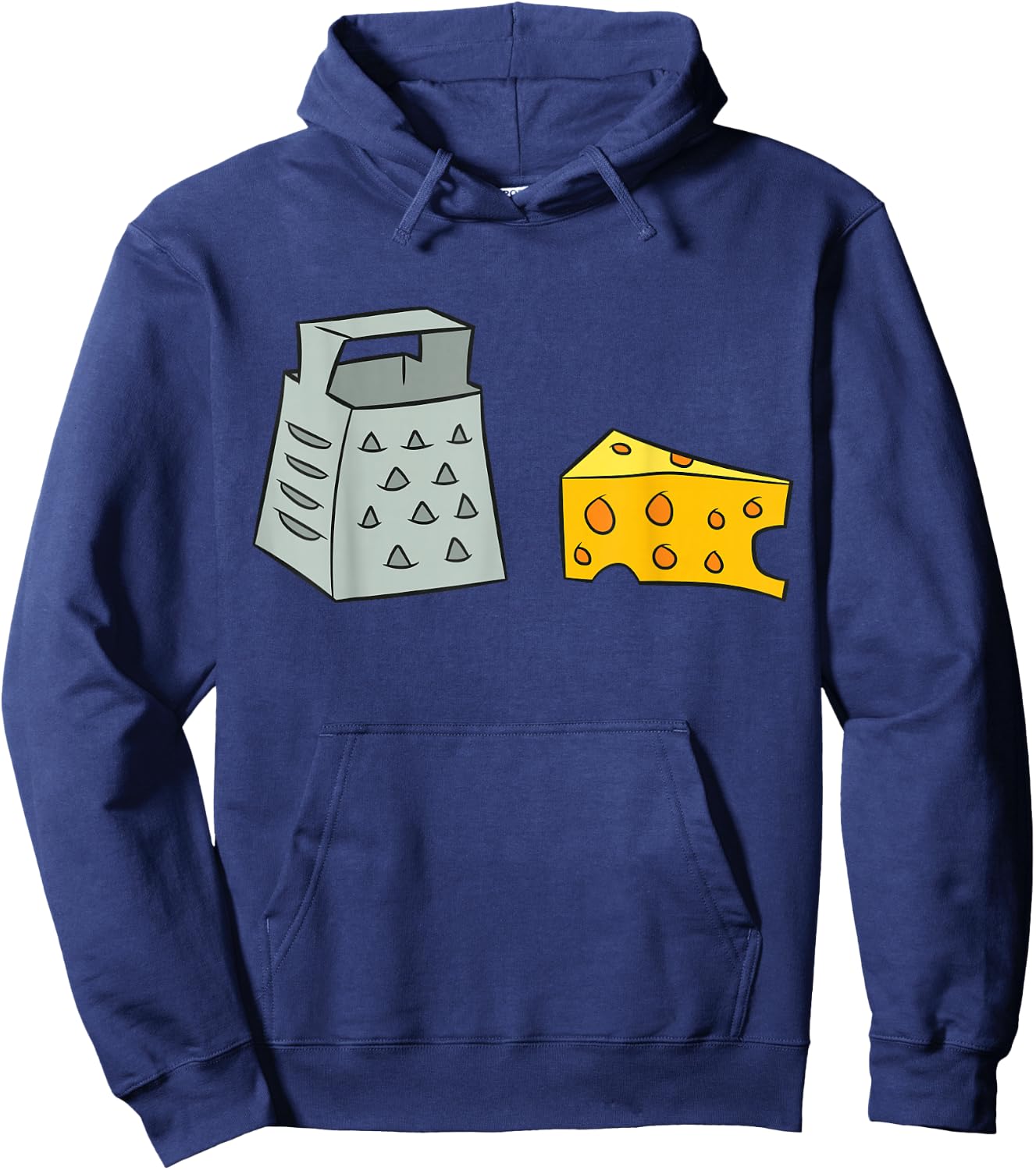 Cheese Lovers Gift Cheese Grater and Cheese Hoodie - Hoodie | Navy