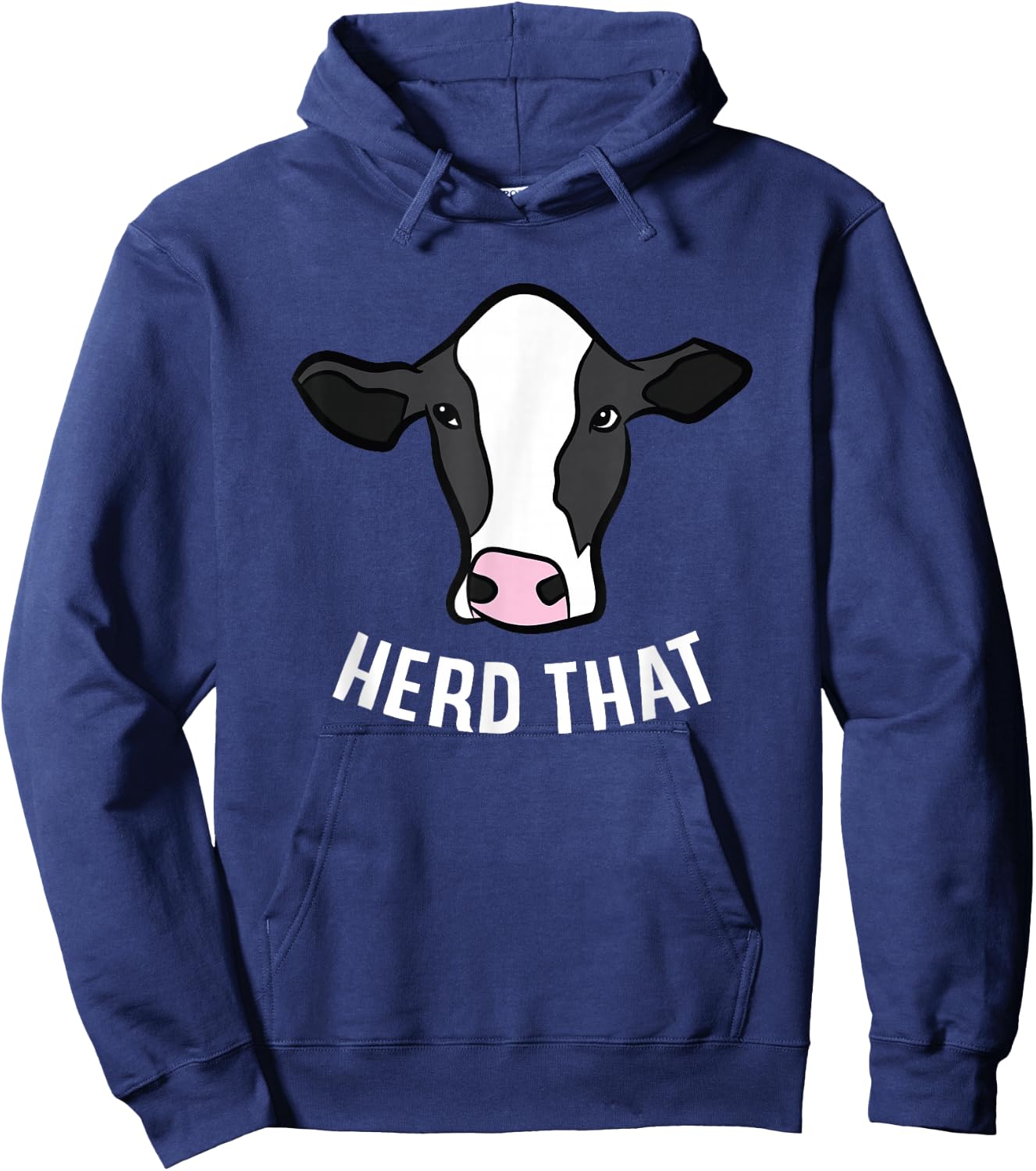 Funny Cow Farming Gift Cow Farmer Herd That Hoodie - Hoodie | Navy