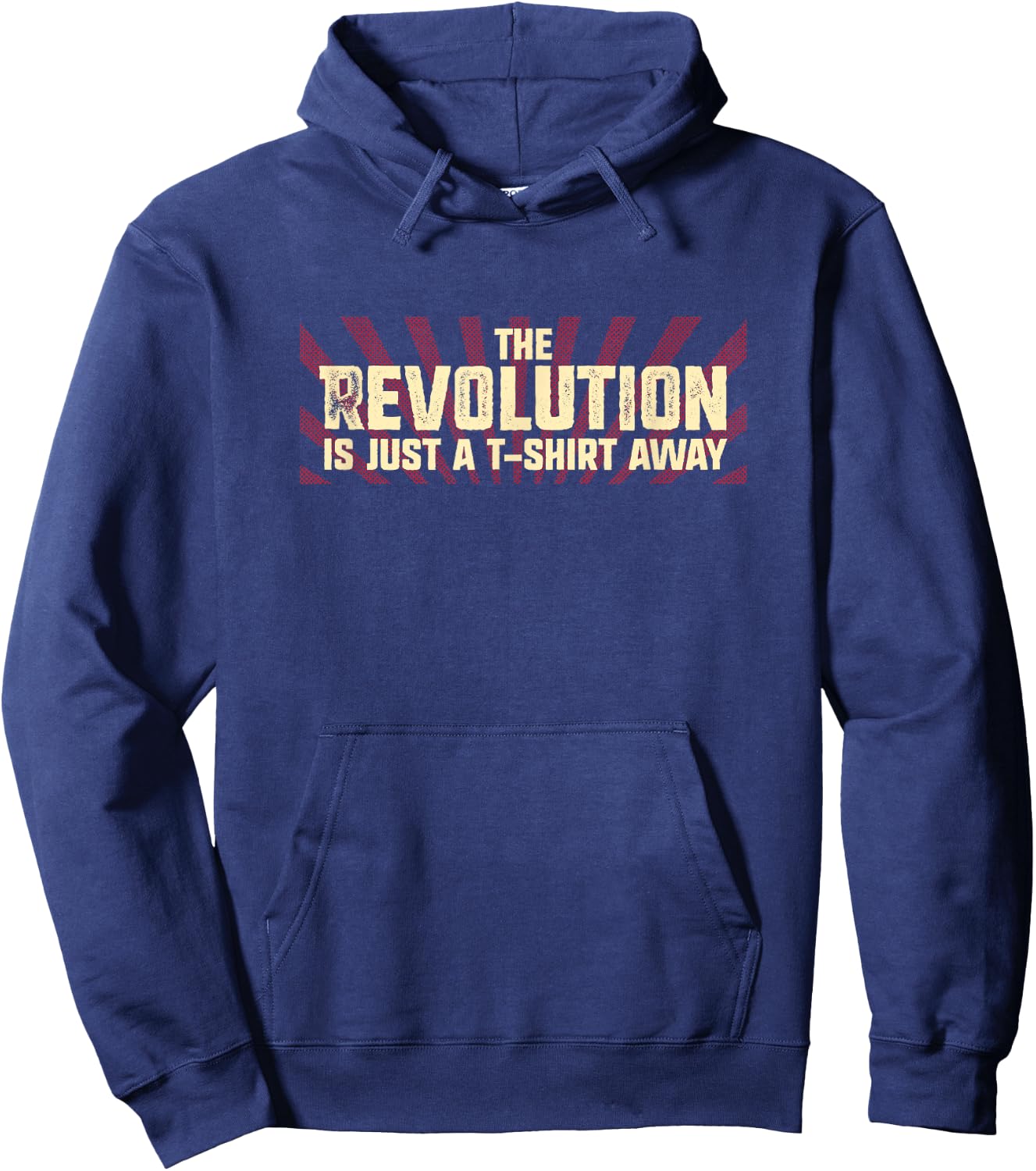 The Revolution is Just a Away Hoodie - Hoodie | Navy