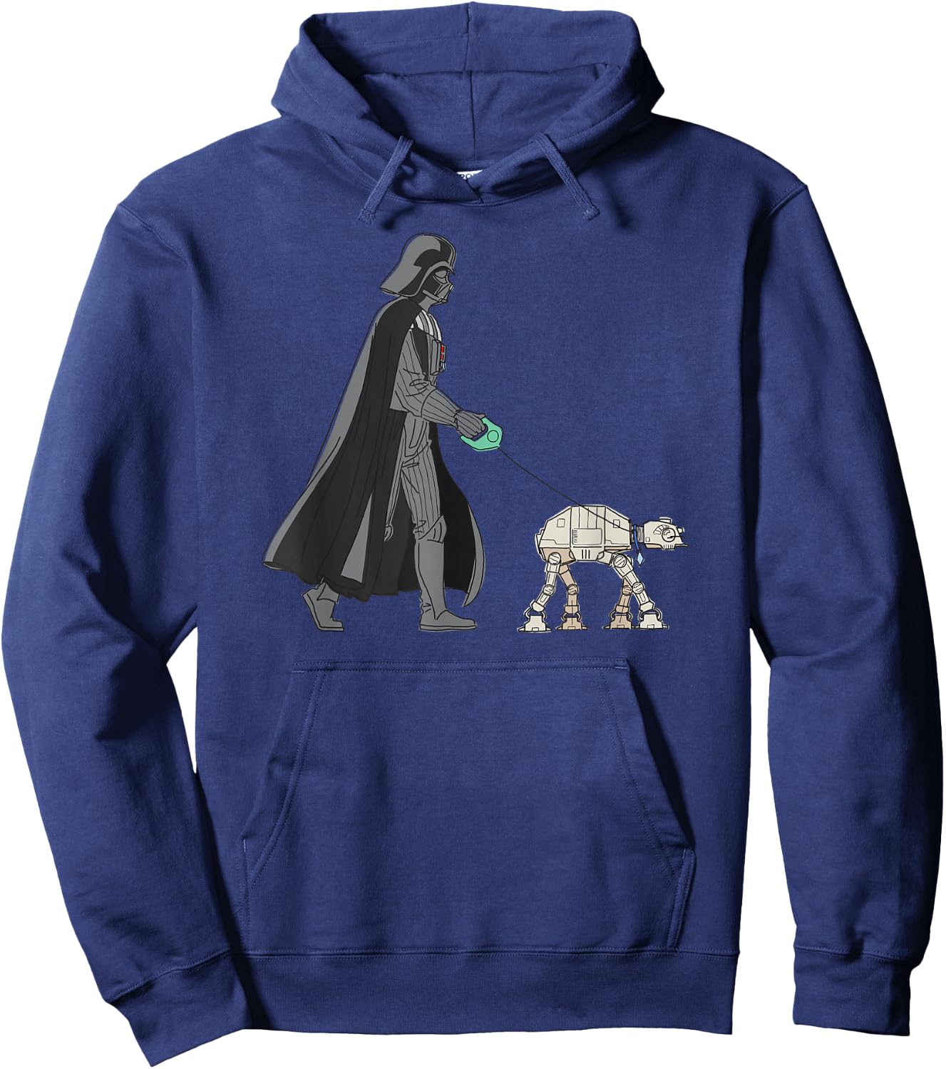 Star Wars Darth Vader the Dog Walker Meme Hoodie - Hoodie | Navy