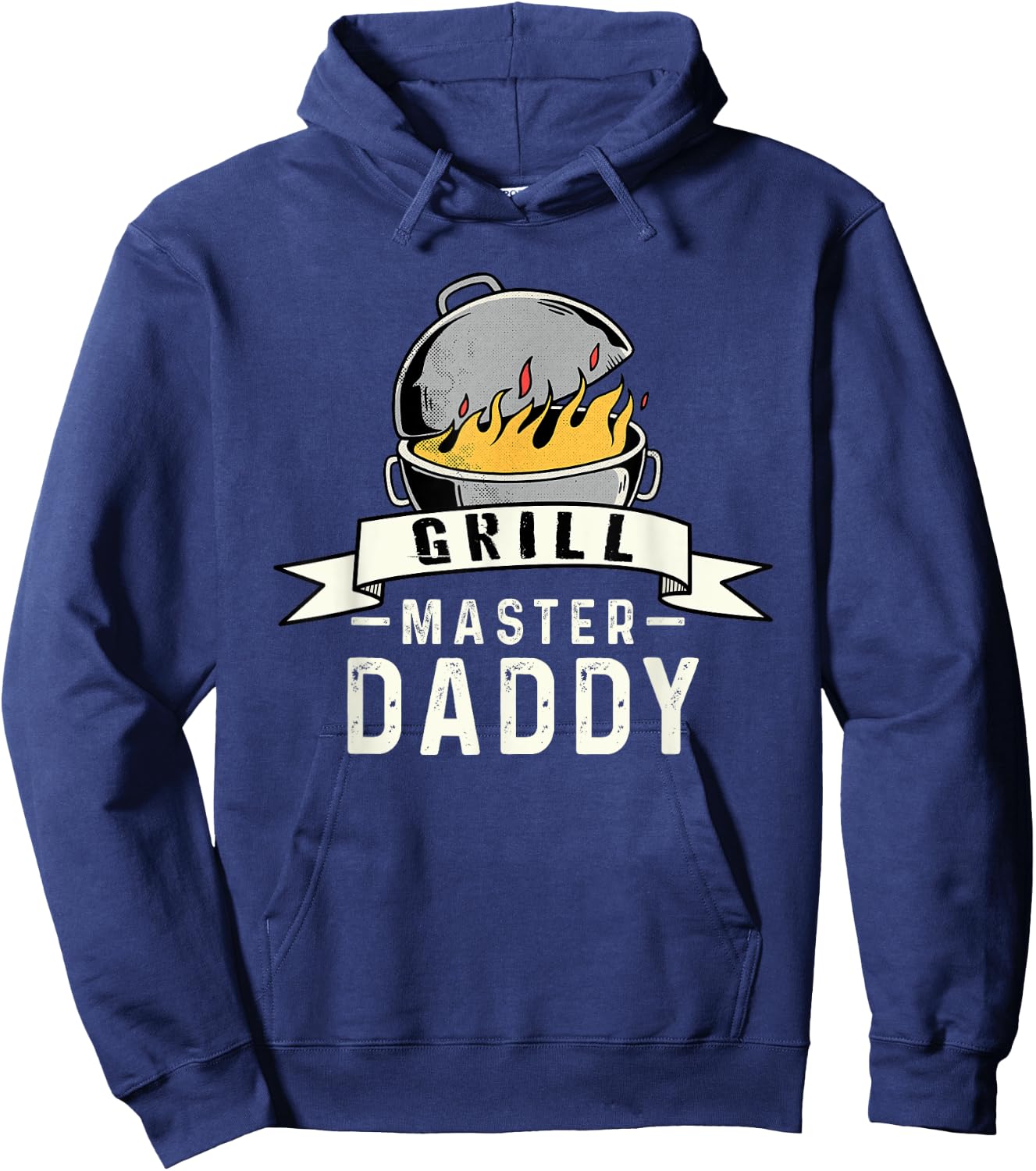 Grill-Master Daddy BBQ Smoker Dad Hoodie - Hoodie | Navy